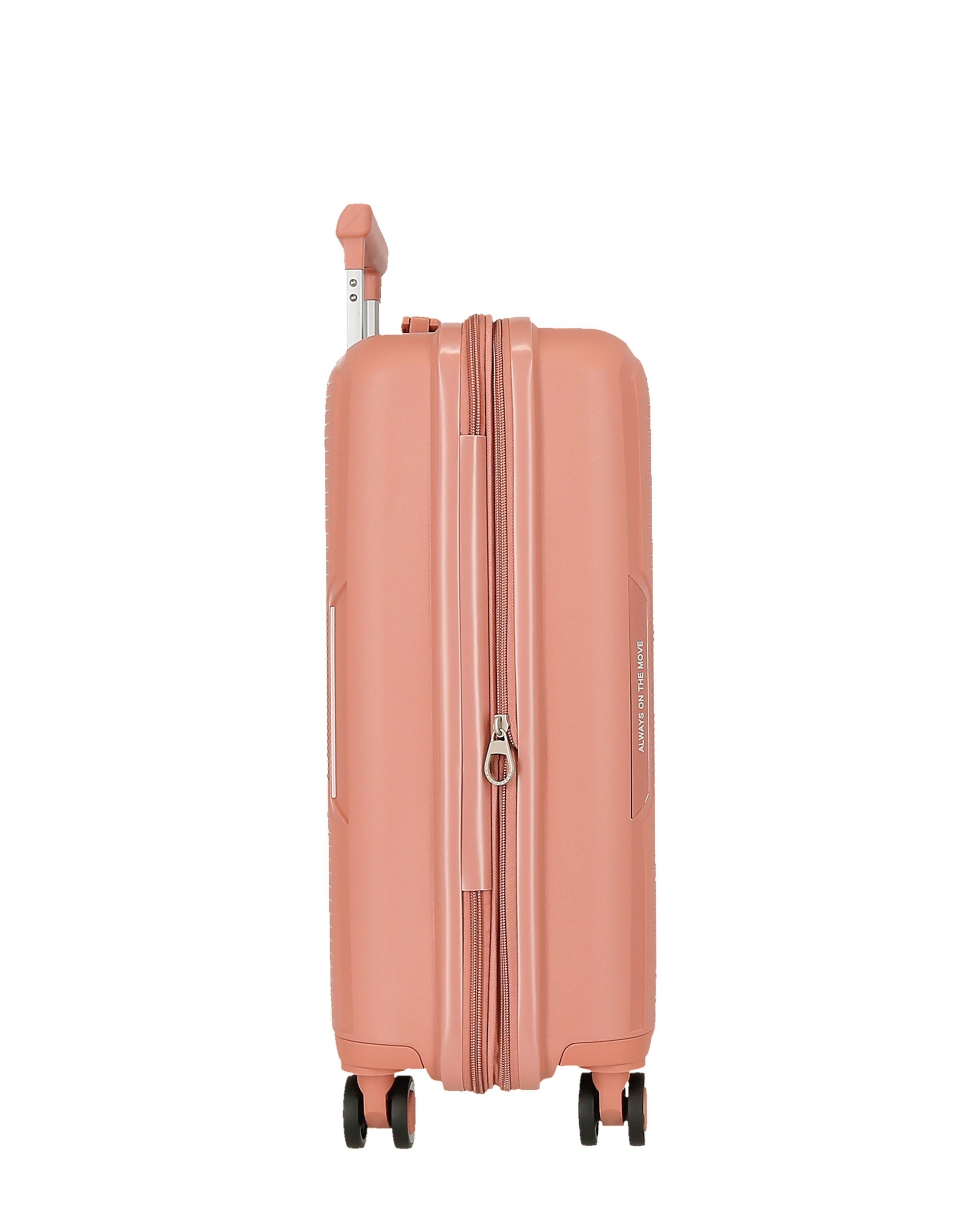 Imagen 4 de Maleta de cabina 55 cm extensible new ocuri con capacidad de 37l en - Movom - Rosa Rosa
