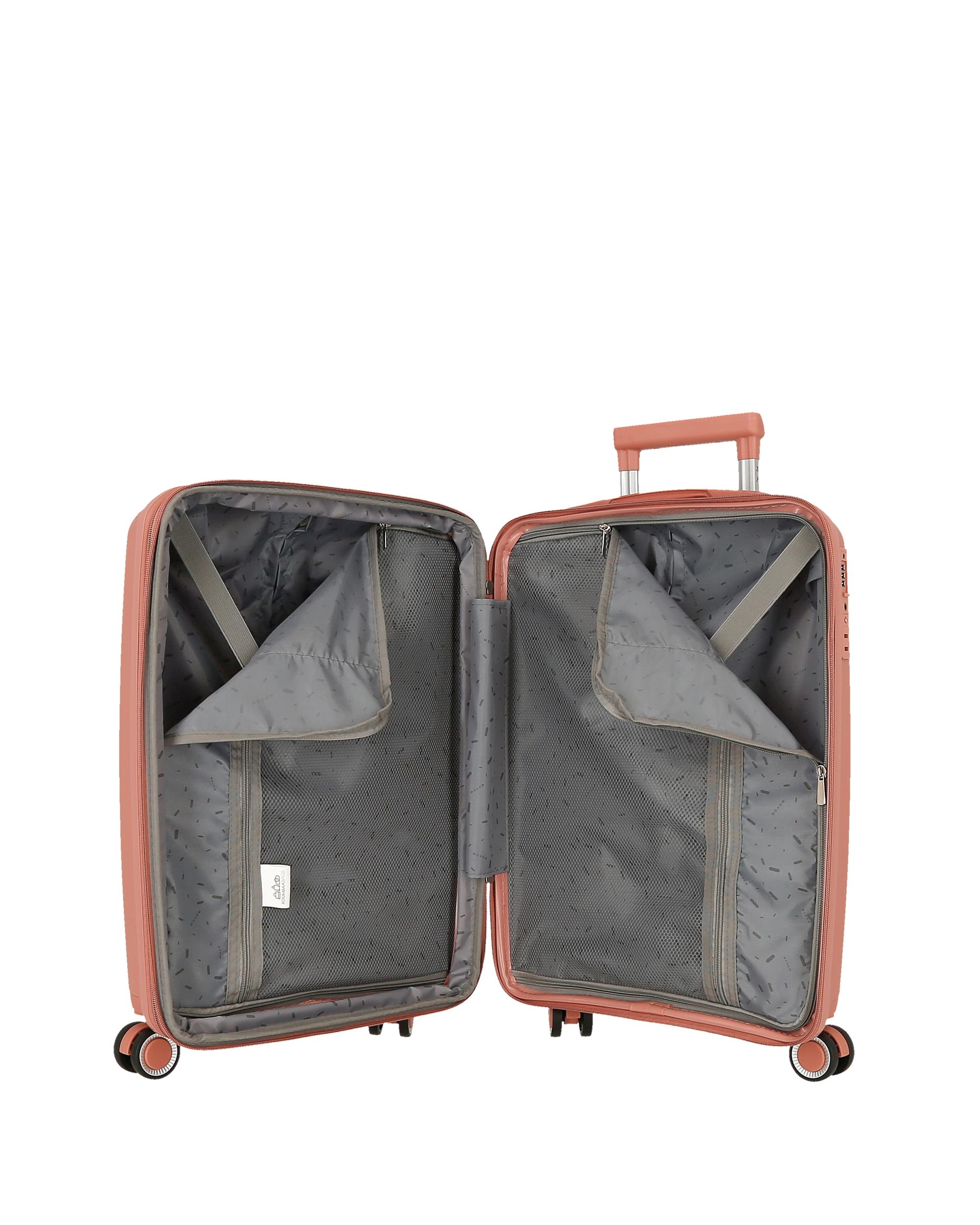Imagen 5 de Maleta de cabina 55 cm extensible new ocuri con capacidad de 37l en - Movom - Rosa Rosa