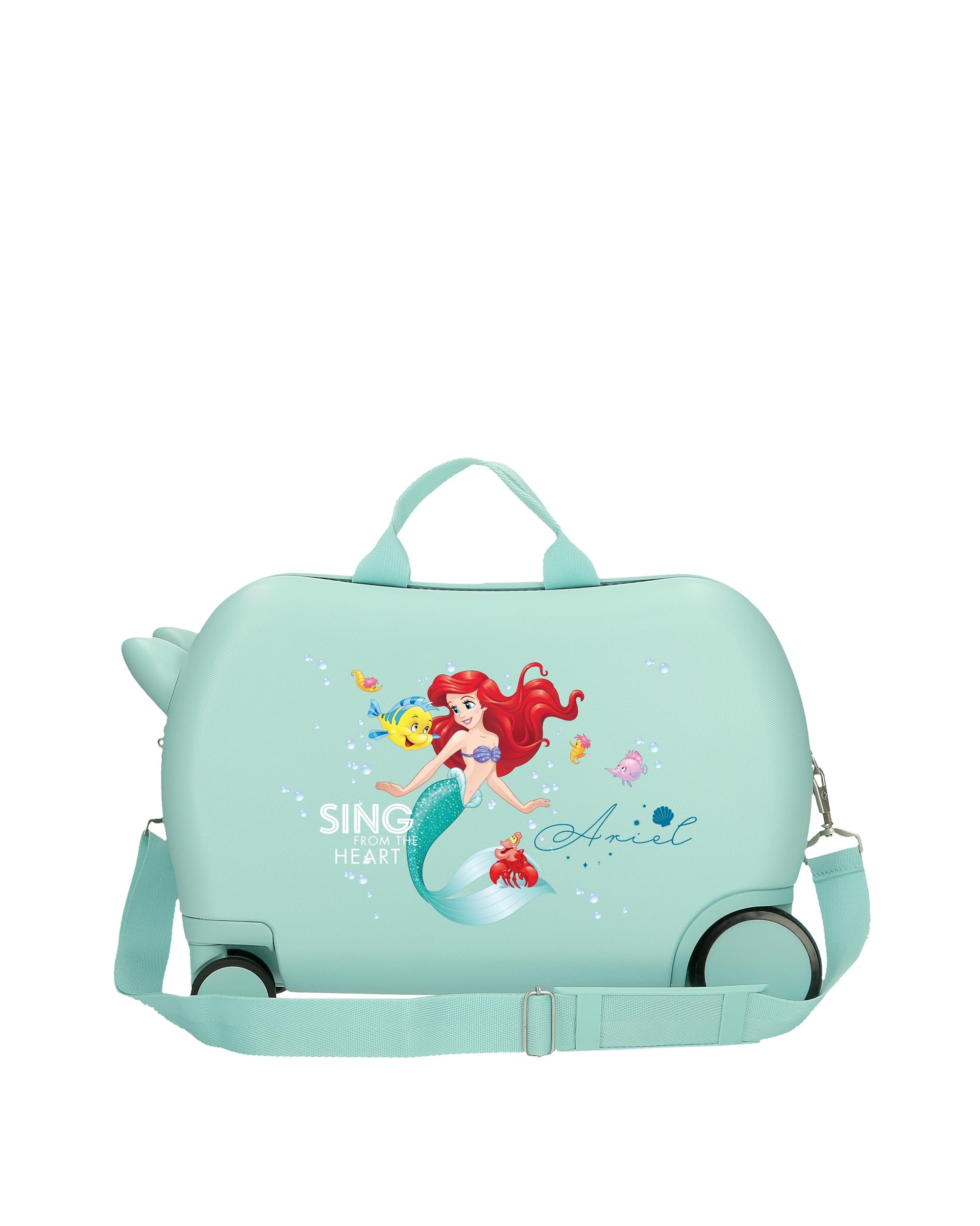Mala Infantil 2 Rodas Multidirecionais Ariel com Capacidade de 24l Turquesa-3