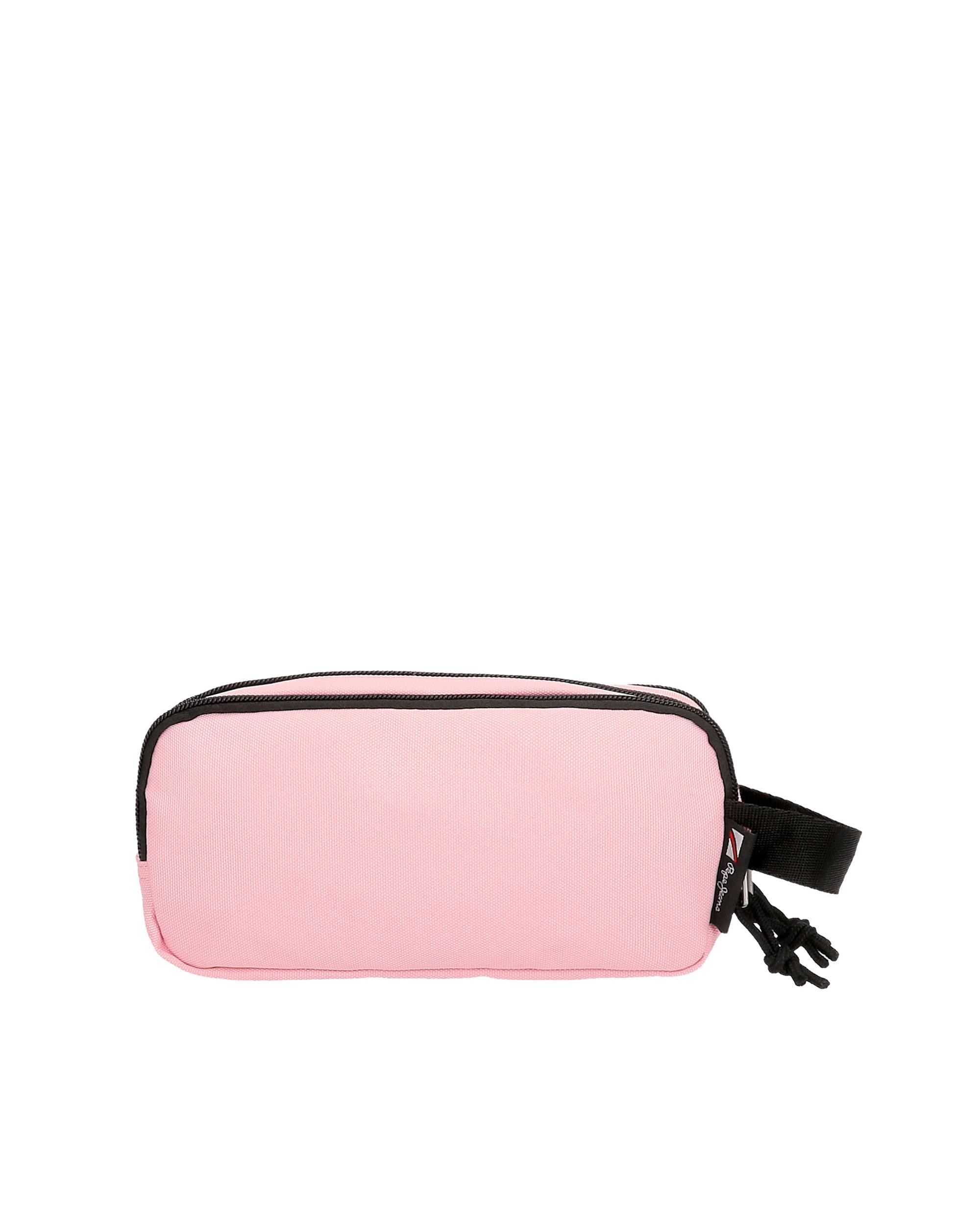 Estojo Pepe Jeans Aris Colorful com Três Compartimentos Rosa-3