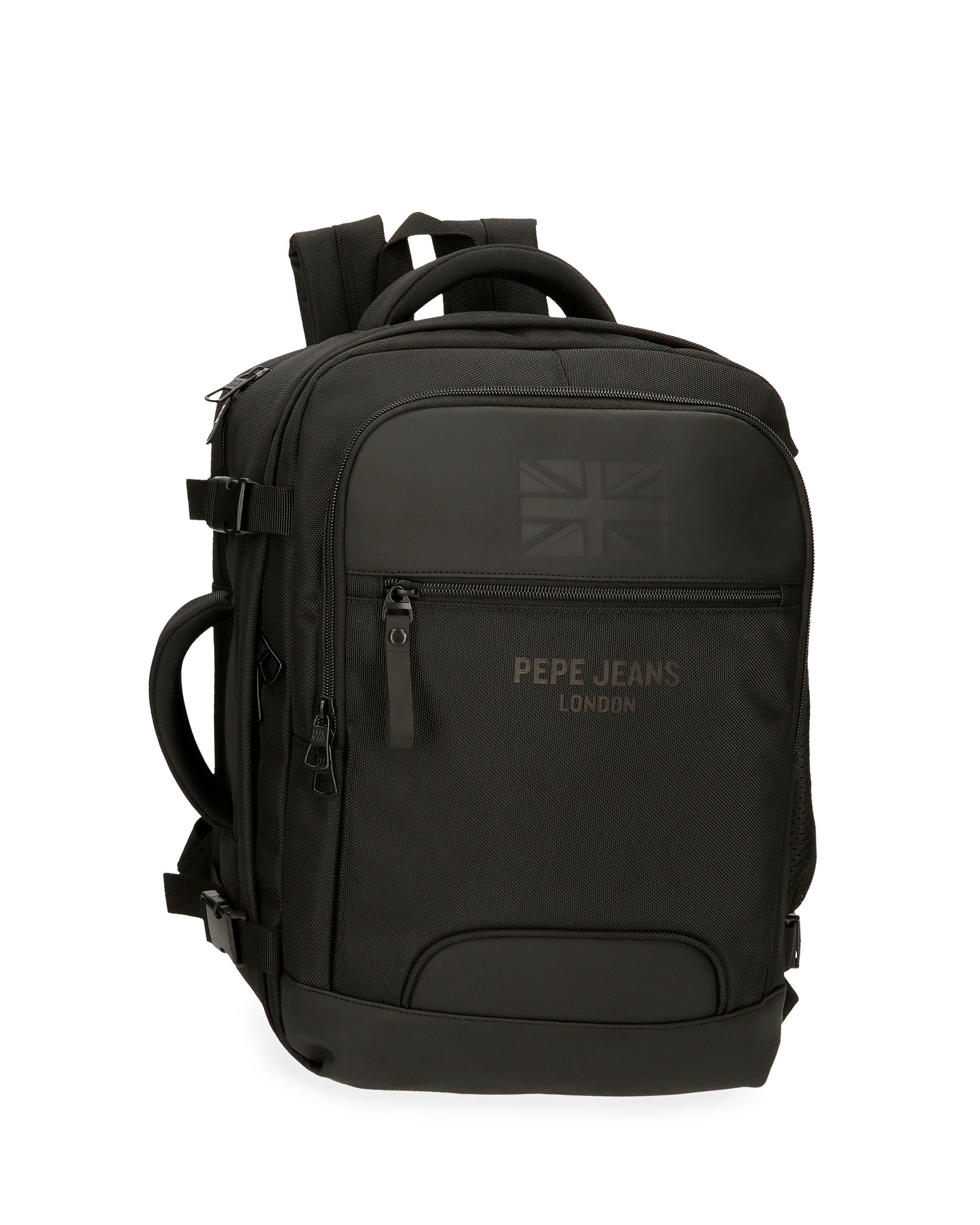 Pepe Jeans - Mochila 13,3" pepe jeans bromley con bolsillo frontal.