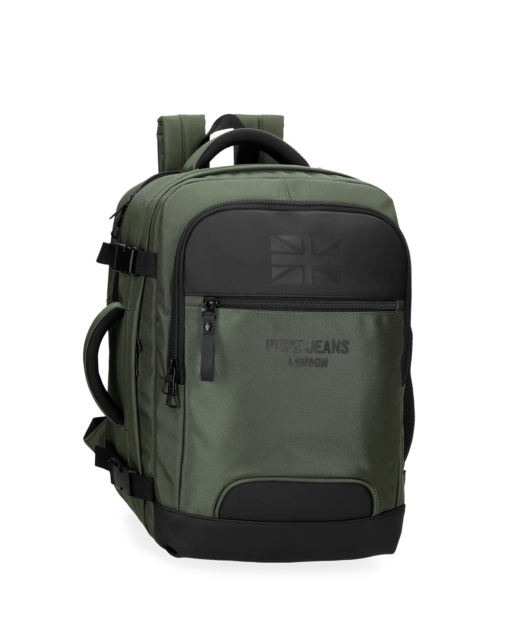 Pepe Jeans - Mochila 13,3" pepe jeans bromley con bolsillo frontal.