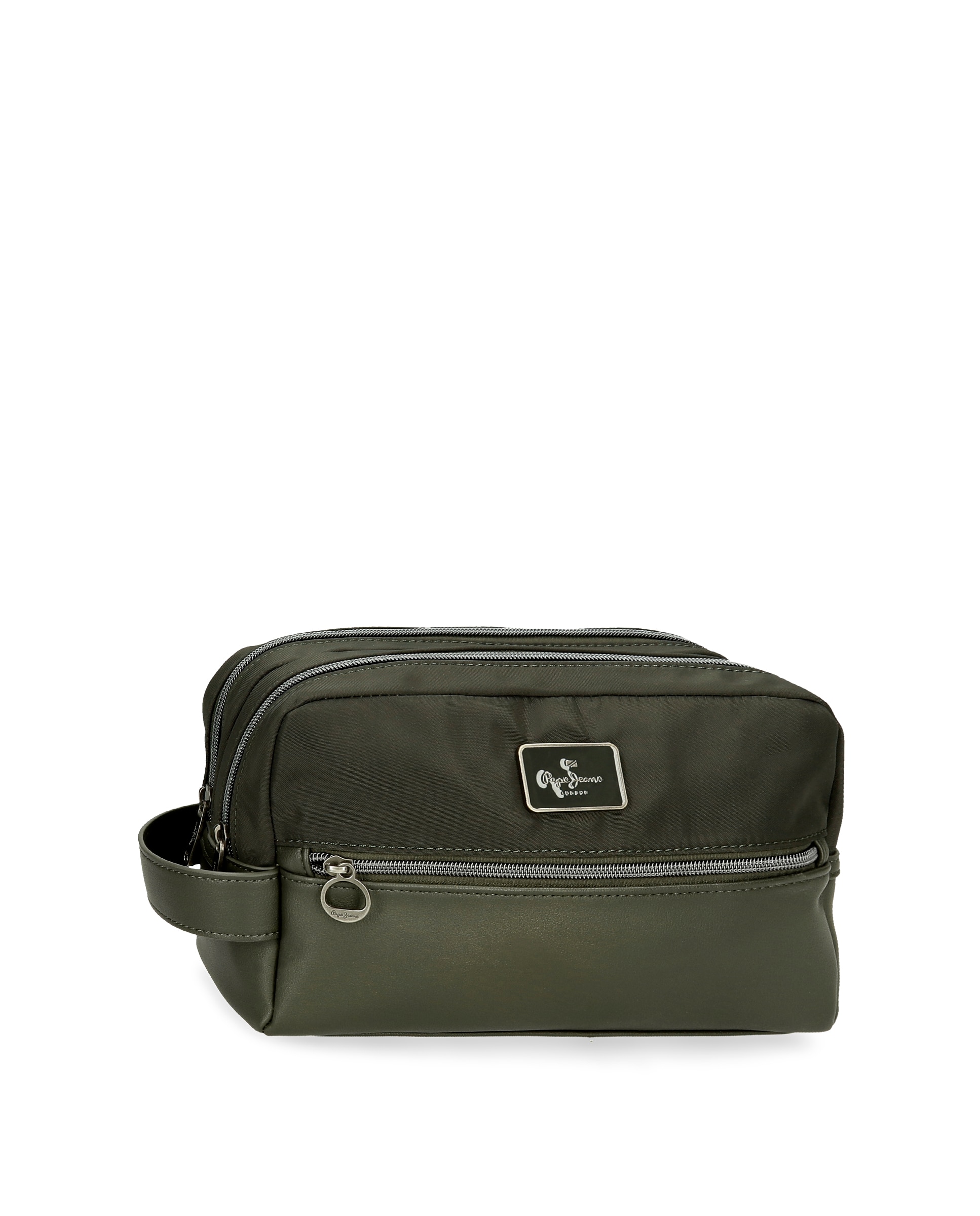 Pepe Jeans - Neceser Christine en taupe dos compartimentos.