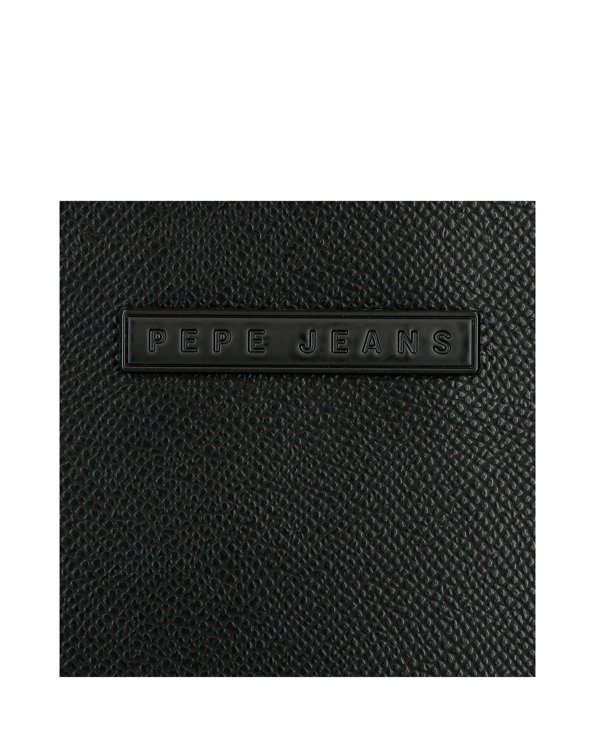 Necessaire e Mala de Tiracolo Elia com Bolso Frontal Preto-5