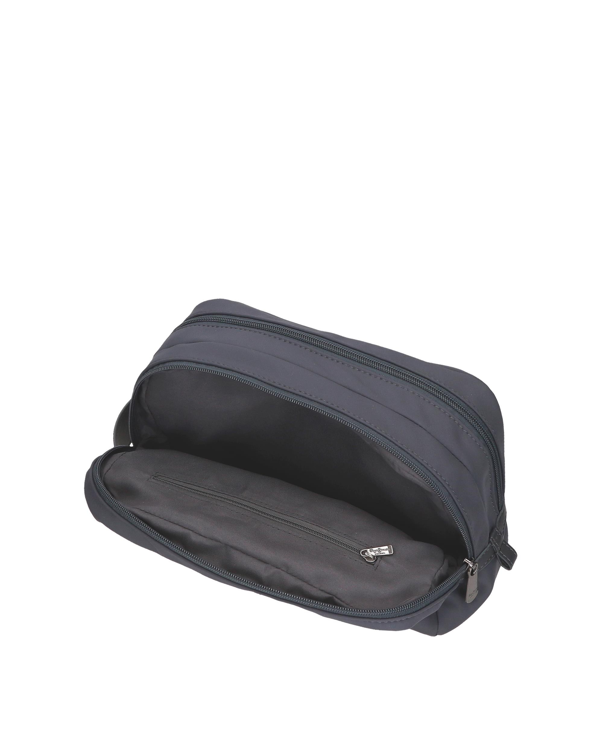 Imagen 4 de Neceser Corin dos compartimentos con bolsillo frontal - Pepe Jeans - Gris Gris