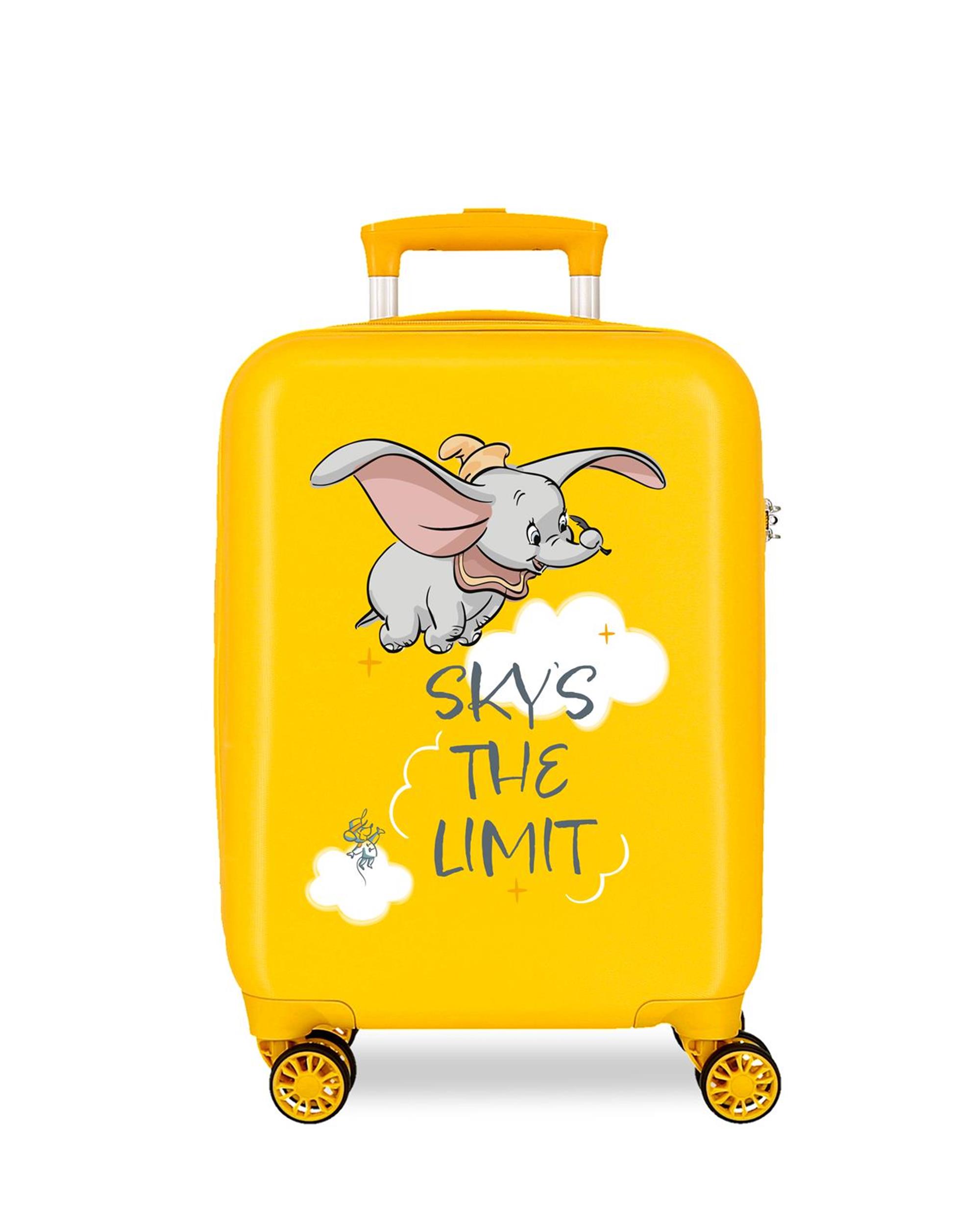 Disney - Maleta de cabina Dumbo rígida con capacidad de 33L.