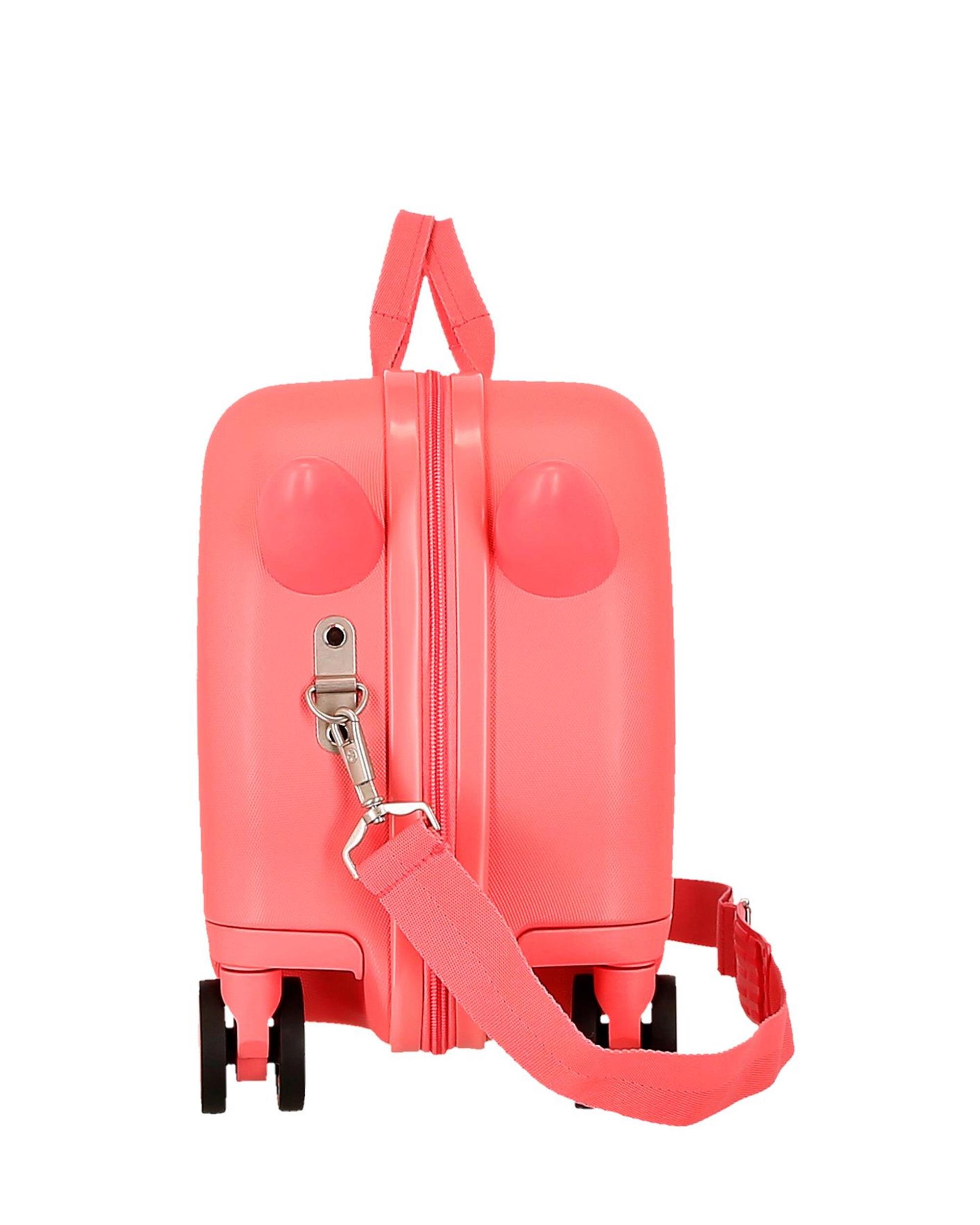 Mala Infantil 2 Rodas Multidirecionais Aristogatos Better Together com Capacidade de 28l Rosa-4