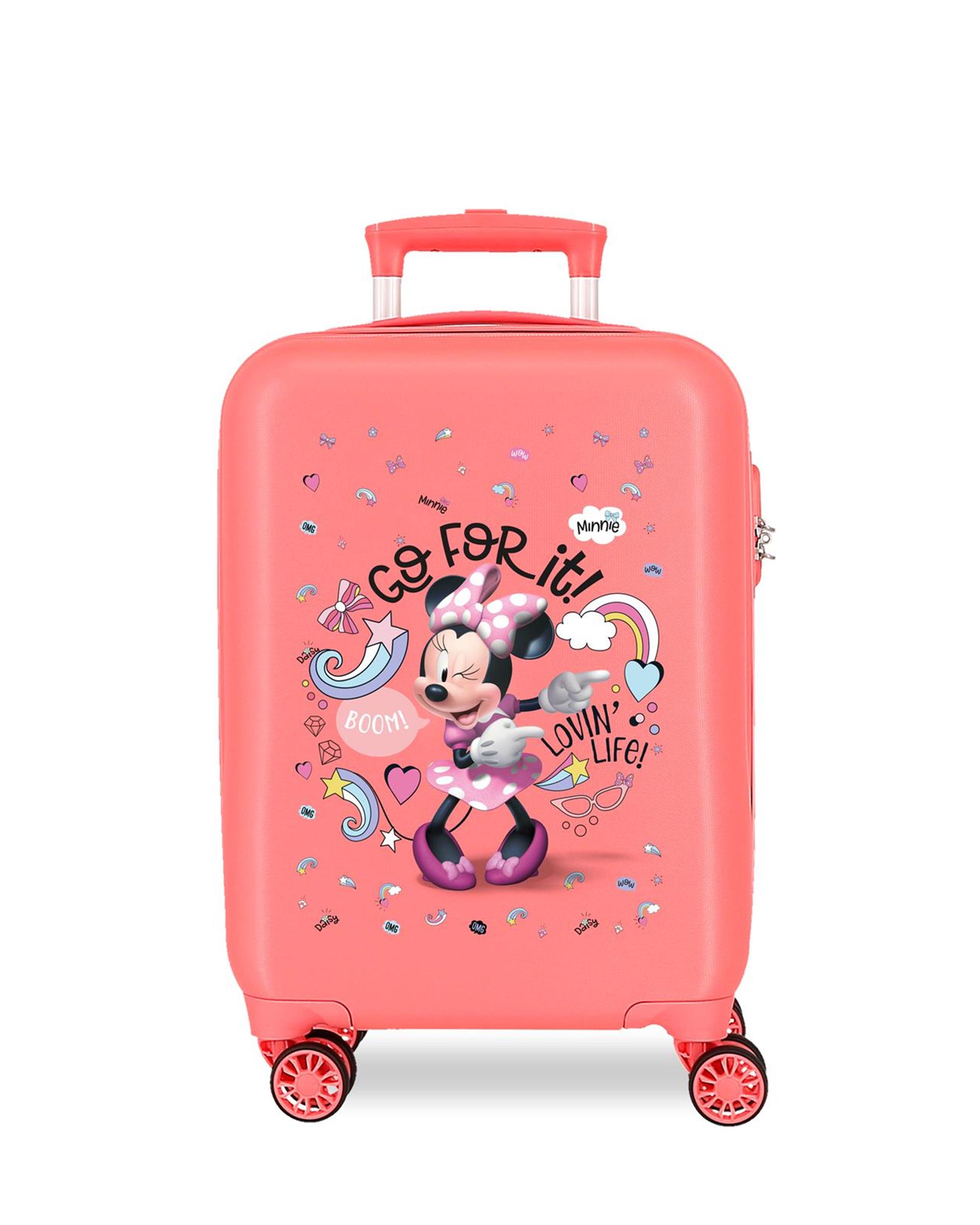 Disney - Maleta de cabina minnie loving life rígida 50 cm.