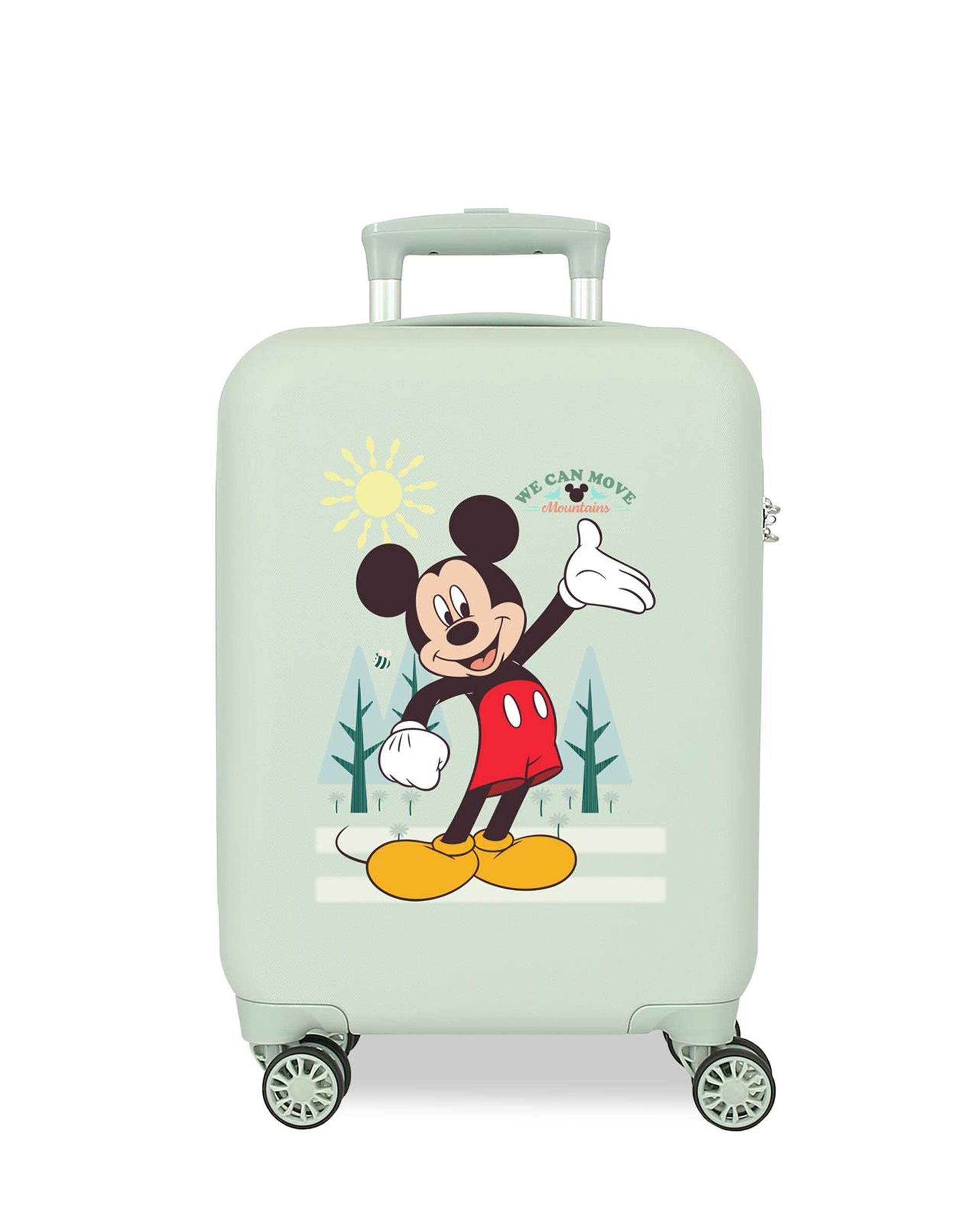 Disney - Maleta infantil 2 ruedas multidireccionales mickey mountain 28l.