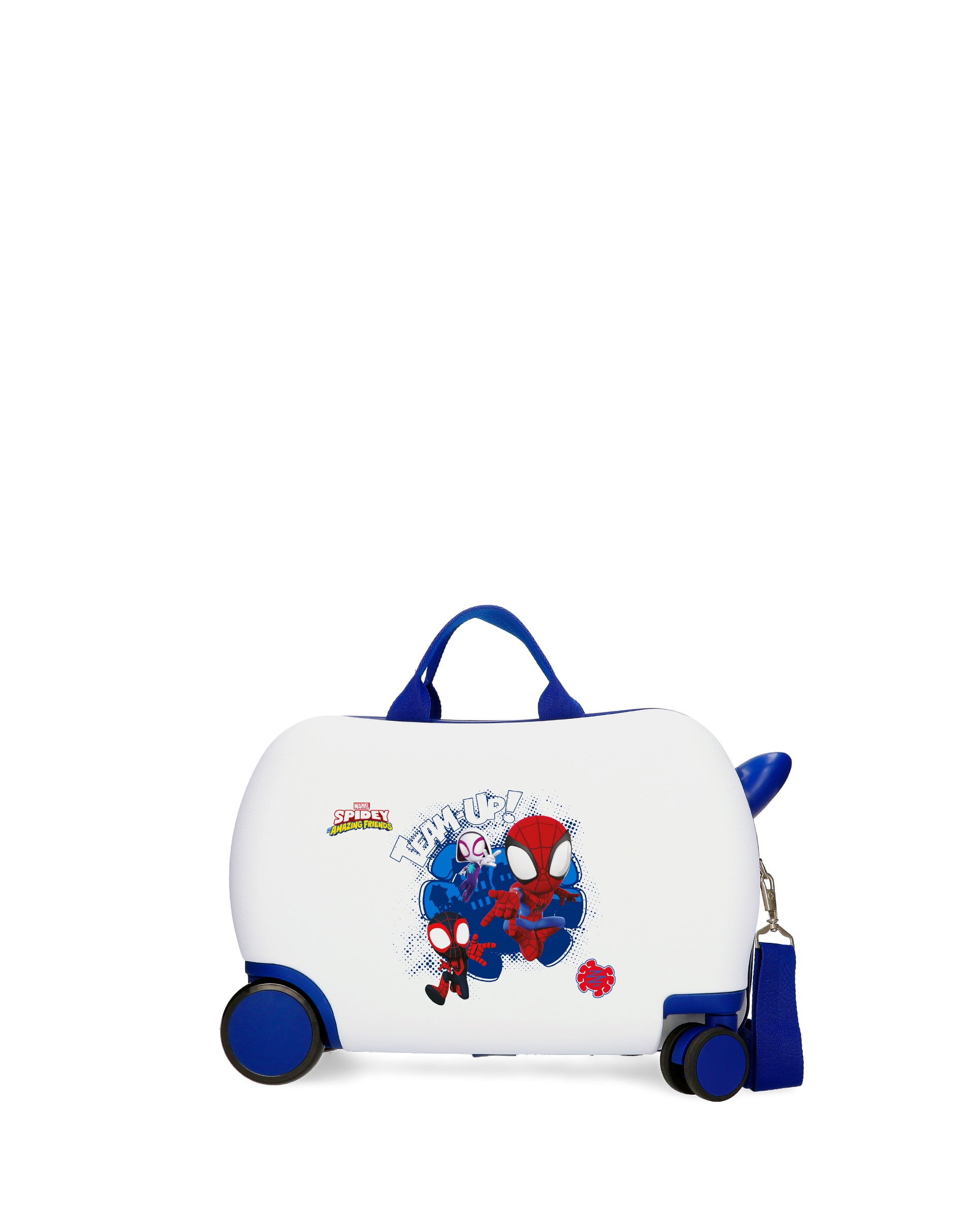Imagen 0 de Maleta infantil 2 ruedas multidireccionales Spidey Team Up con capacidad de 28L Blanco