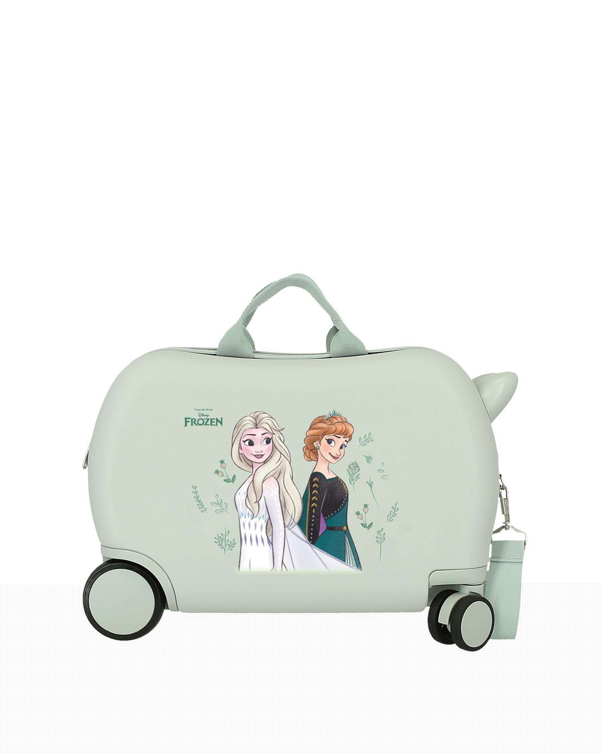 Disney - Maleta infantil 2 ruedas multidireccionales frozen nature con capacidad de 24l.