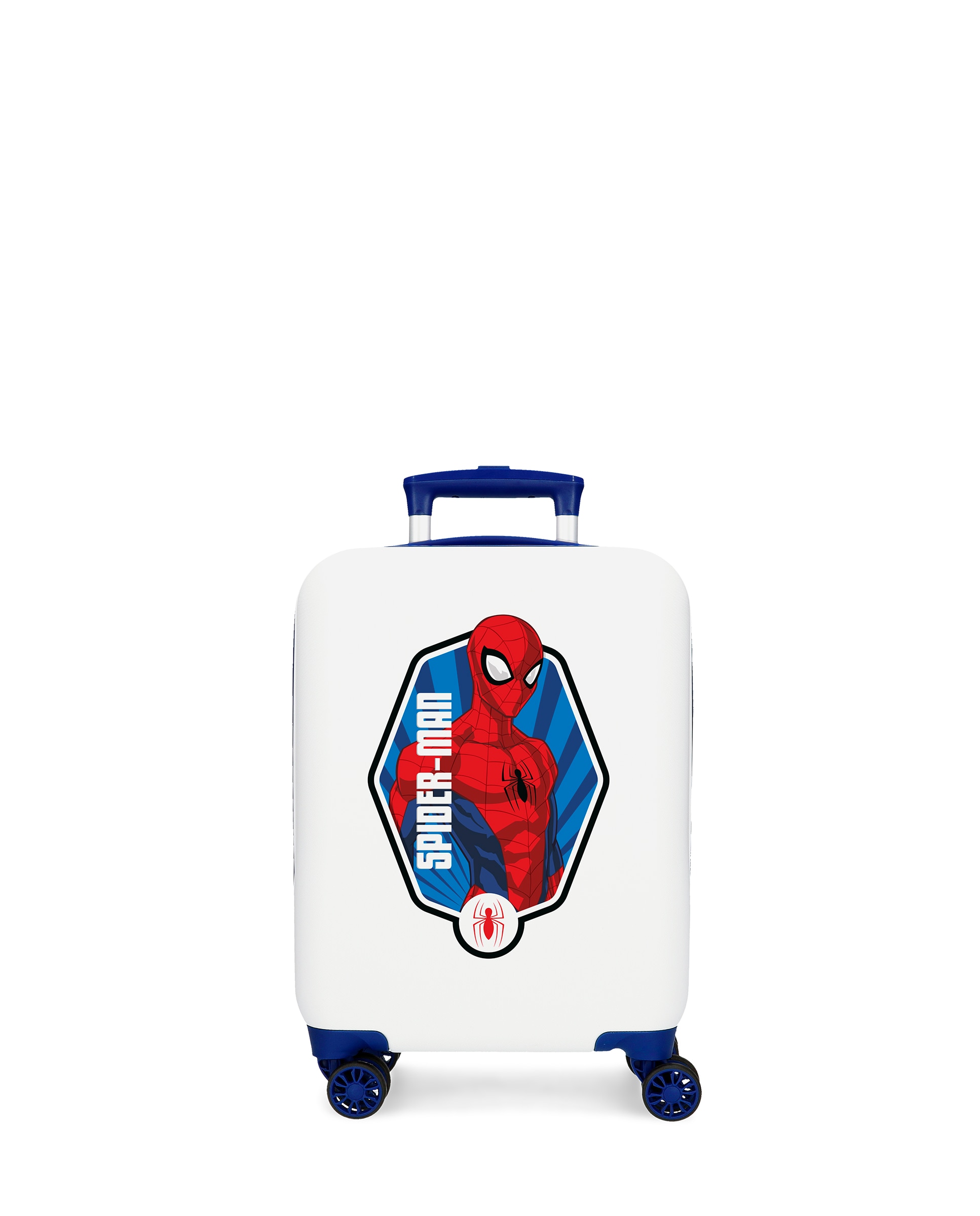 Imagen 0 de Maleta de cabina Spiderman Brave rígida con capacidad de 33L en blanco Blanco