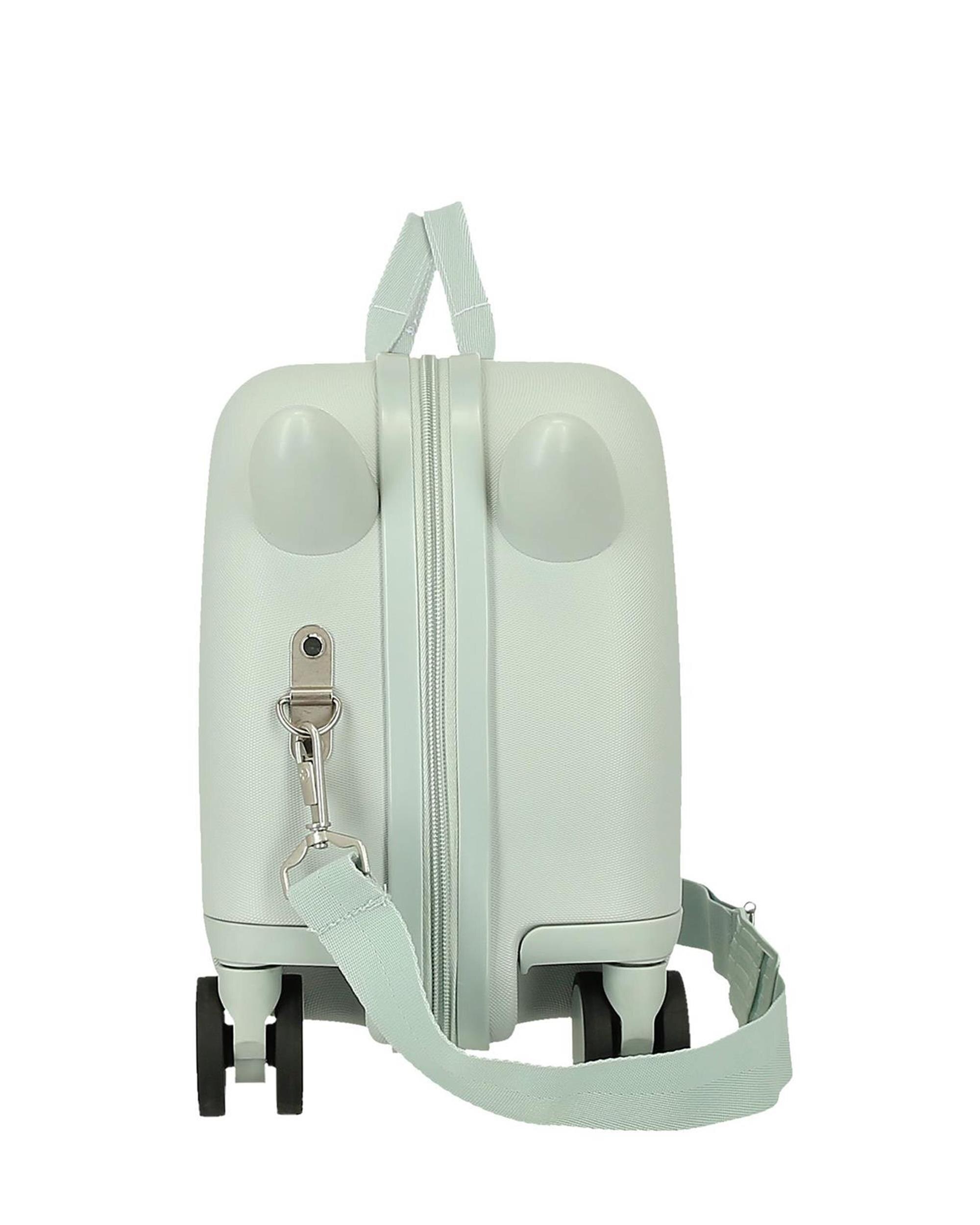 Maleta infantil 2 ruedas multidireccionales whinnieh the pooh rígida con capacidad de 24l - Disney - Verde Verde-4