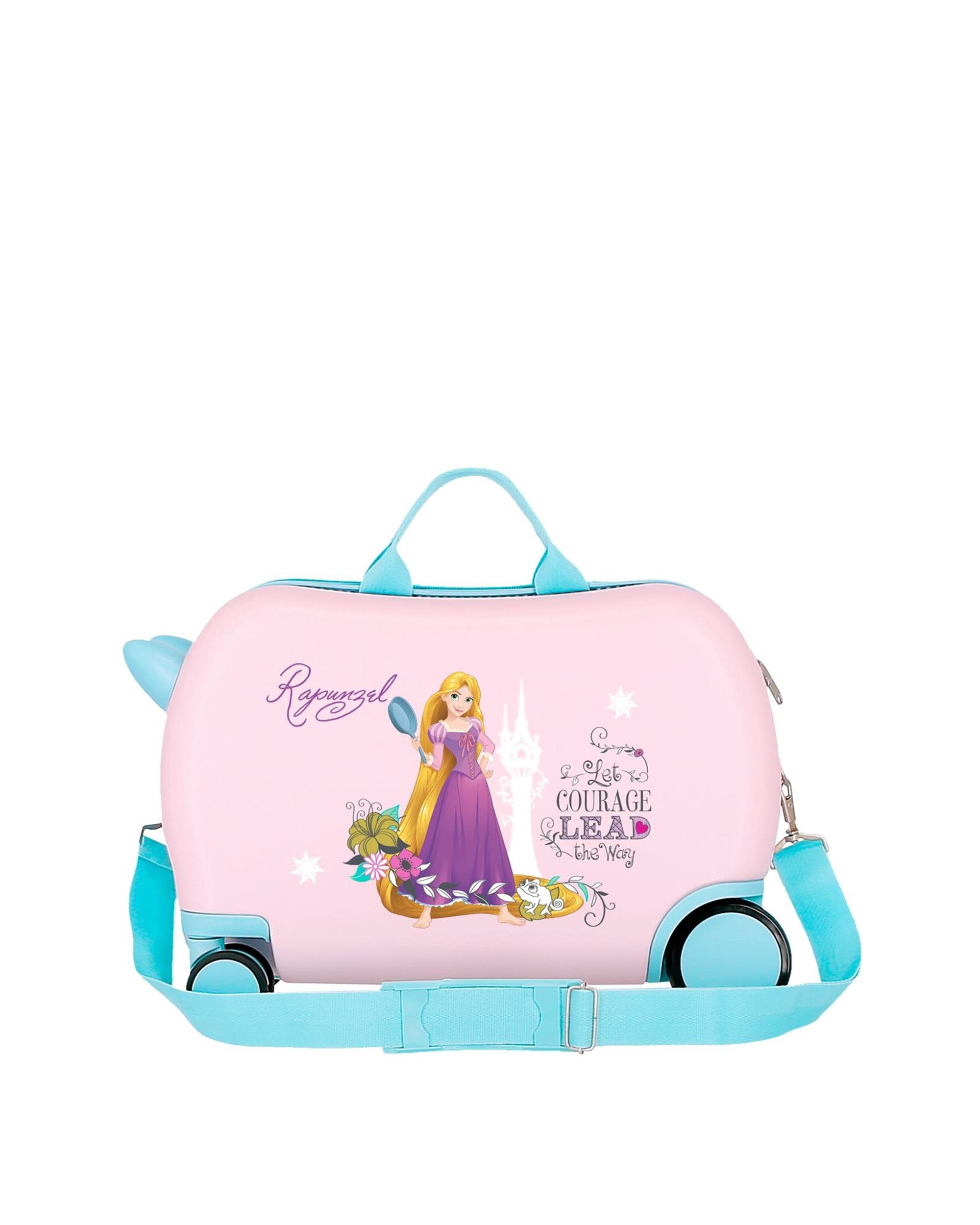 Imagen 3 de Maleta infantil Rapunzel rígida con capacidad de 28L - Disney - Rosa Rosa