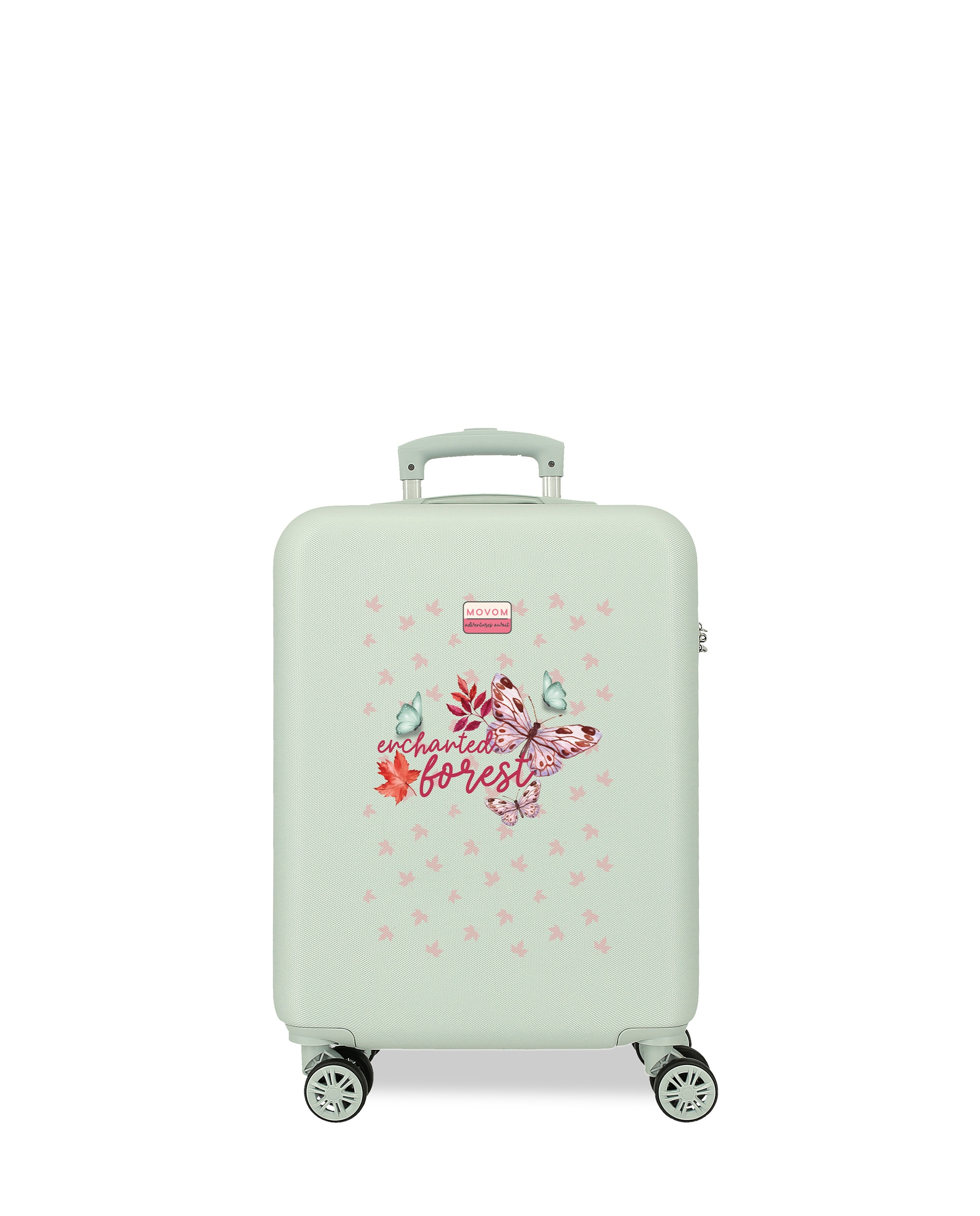 Movom - Maleta de cabina rigida Movom Enchasted forest 34L en verde.