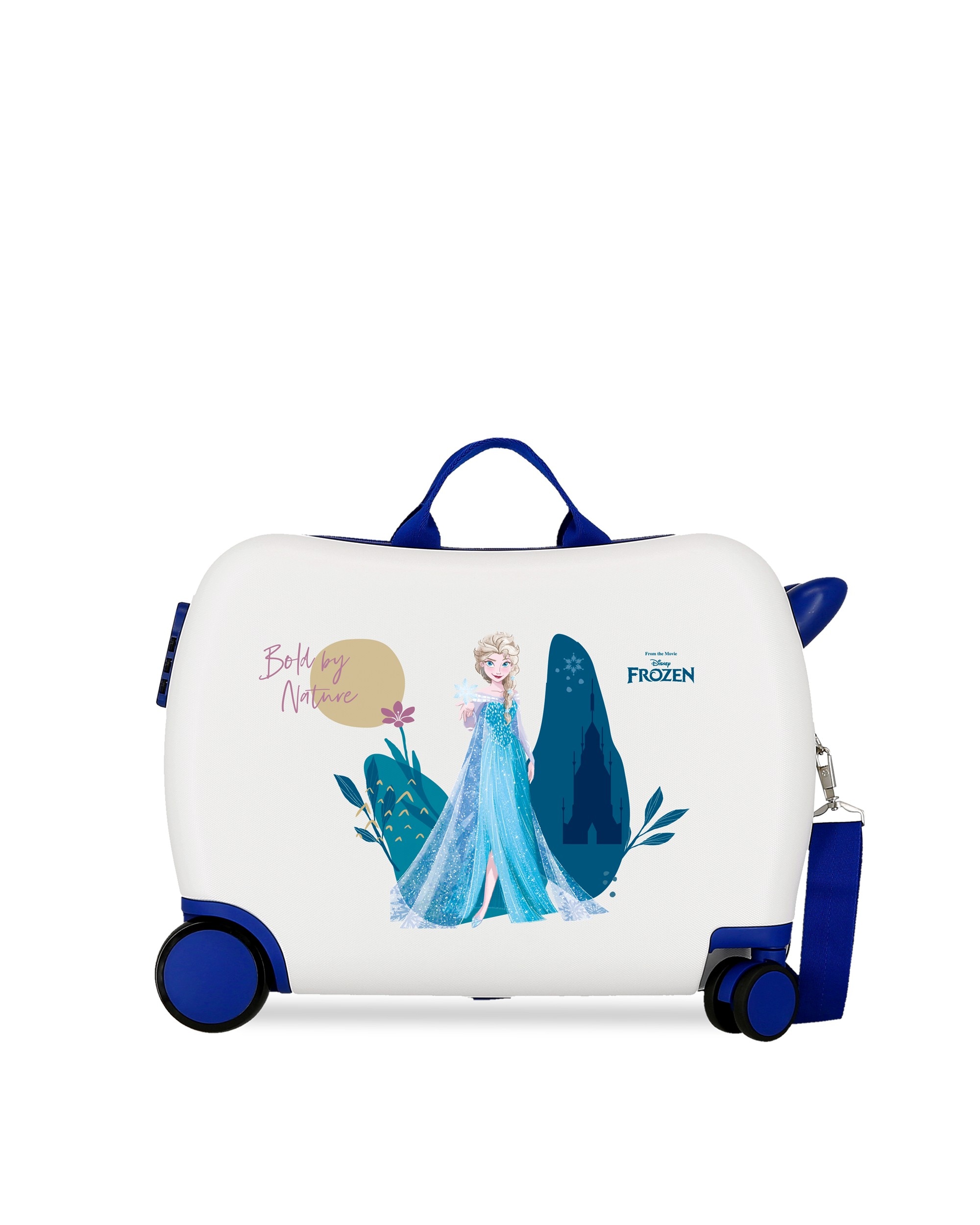 Maleta infantil nature is magical con ruedas multidireccionales rígida con capacidad de 34l - Disney - Blanco Blanco-1