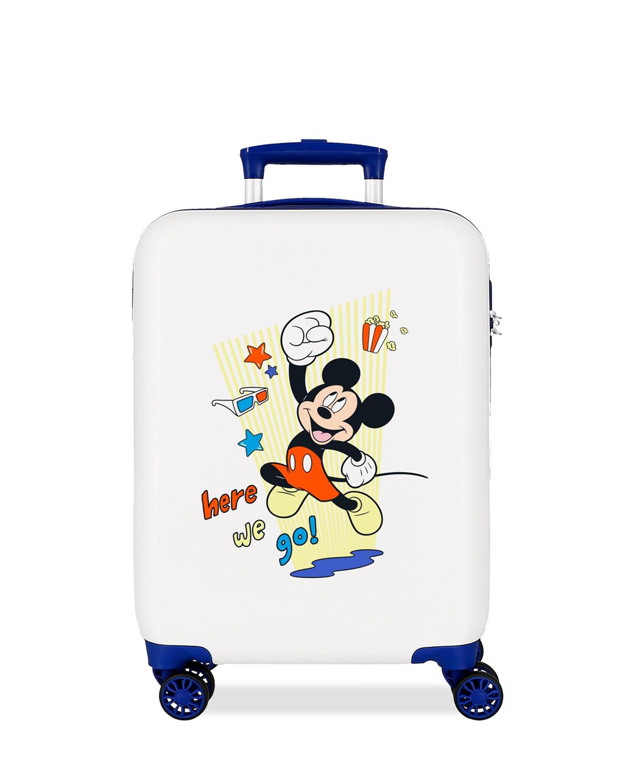 Disney - Neceser en abs mickey &amp; minnie adaptable con capacidad de 9l.