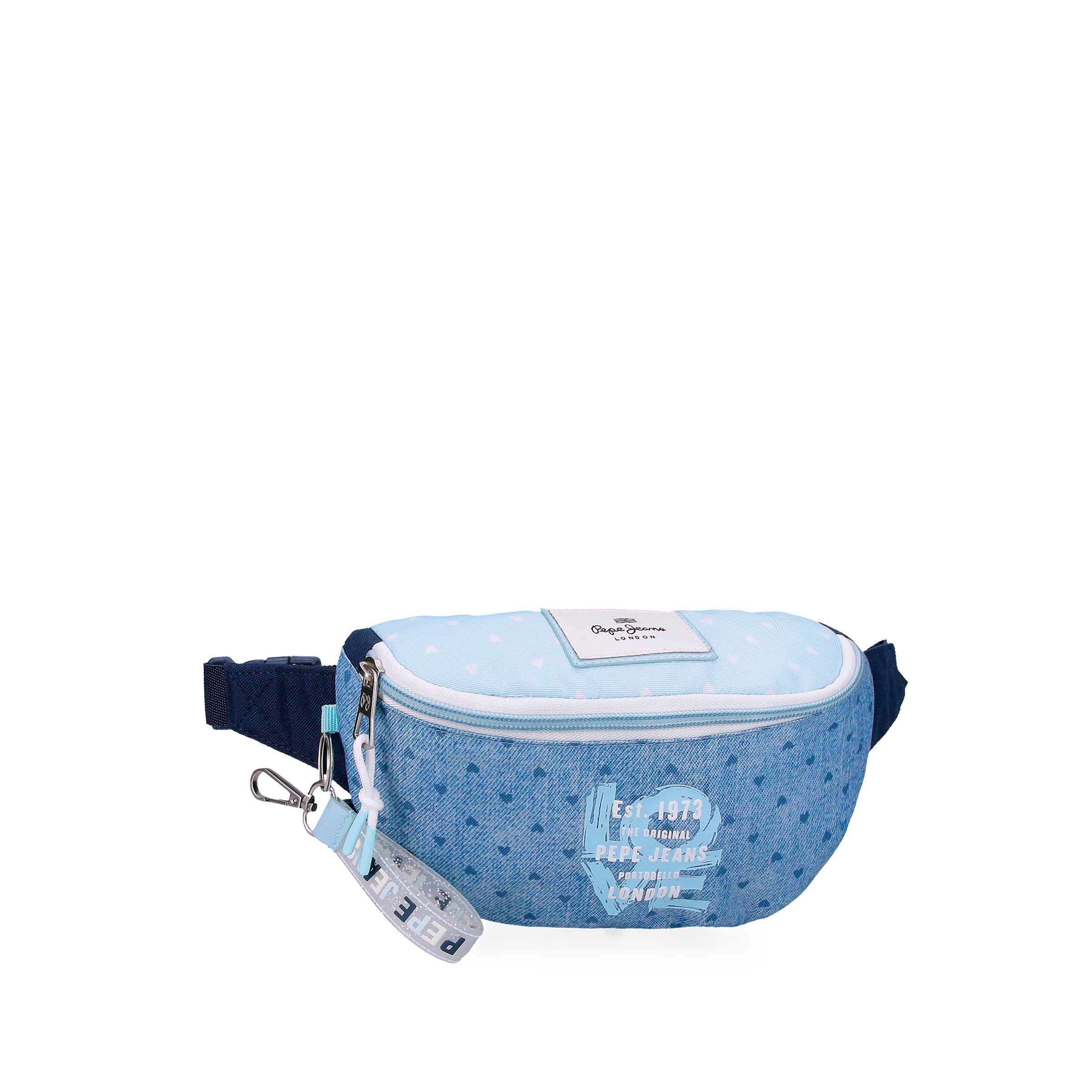 Riñonera Pepe Jeans Noni denim con correa ajustable.