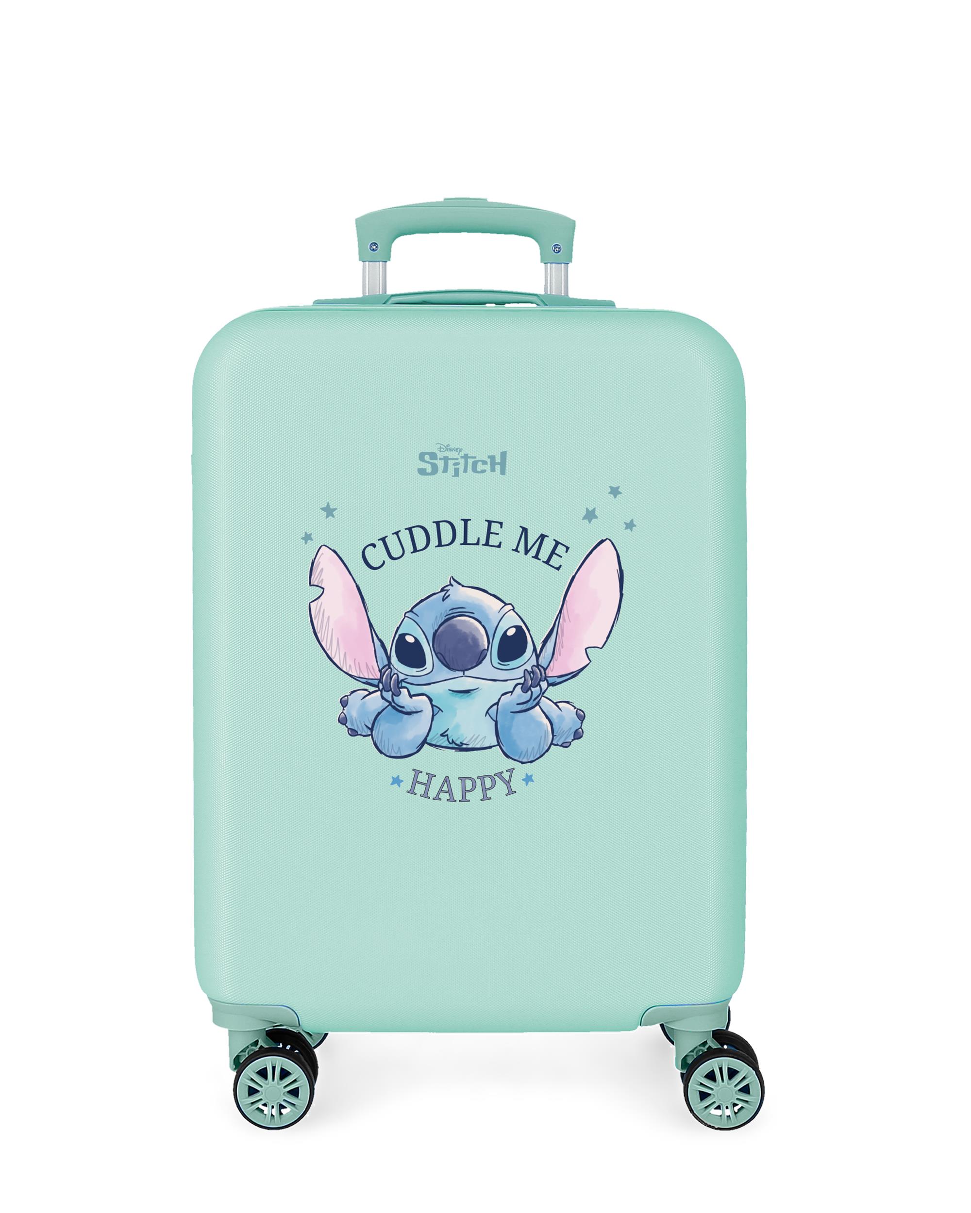 Imagen 0 de Maleta de cabina stitch cuddle me happy rígida 34l en turquesa Azul