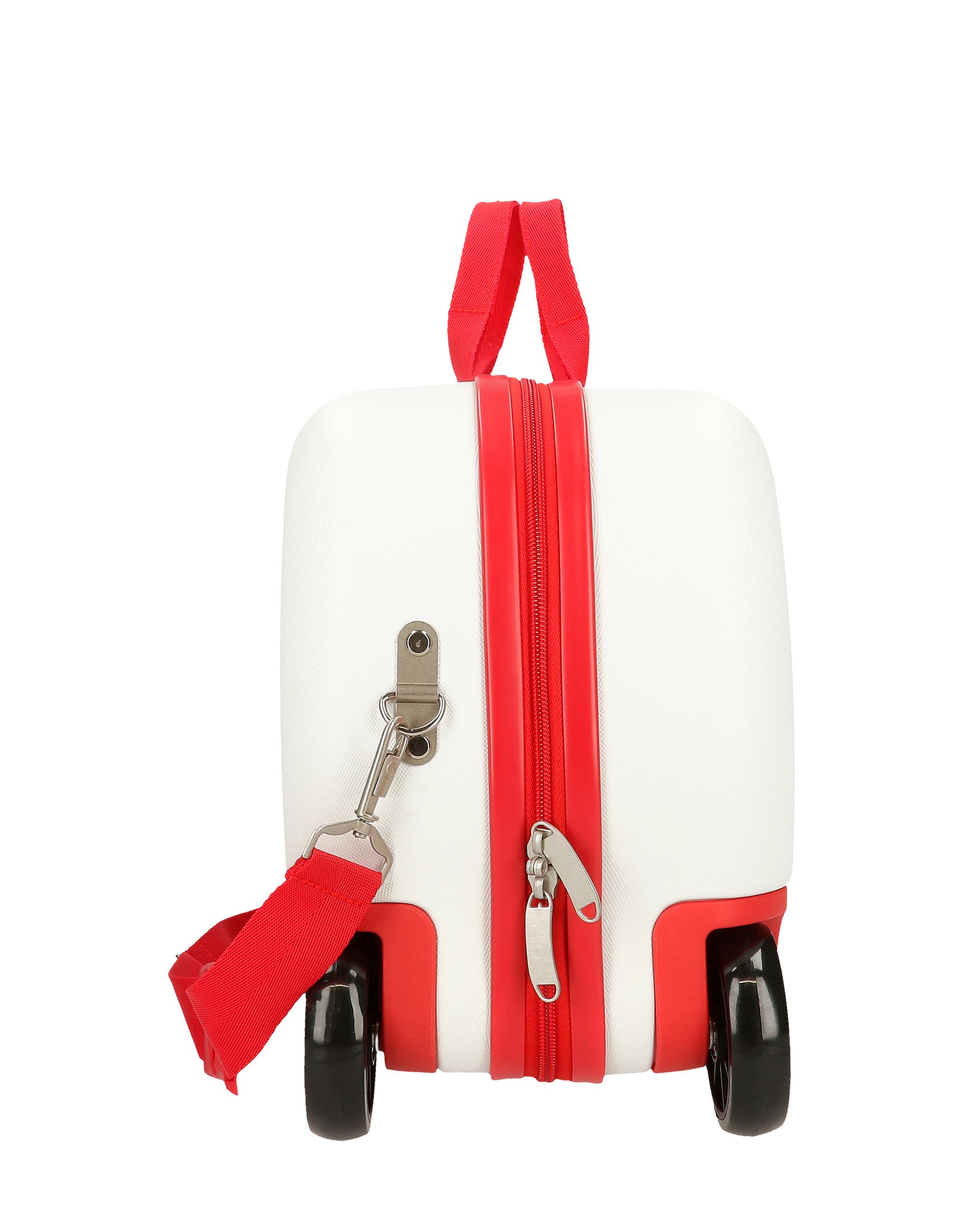 Maleta Infantil Vaiana And Friends Rígida com Capacidade de 24,6l Branco / Vermelho-2