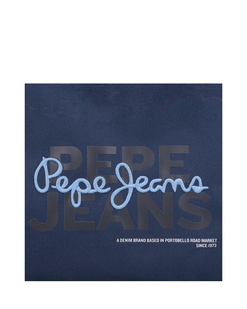 Mochila dos compartimentos Pepe Jeans Seldon 46 cm con bolsillo frontal Azul-4