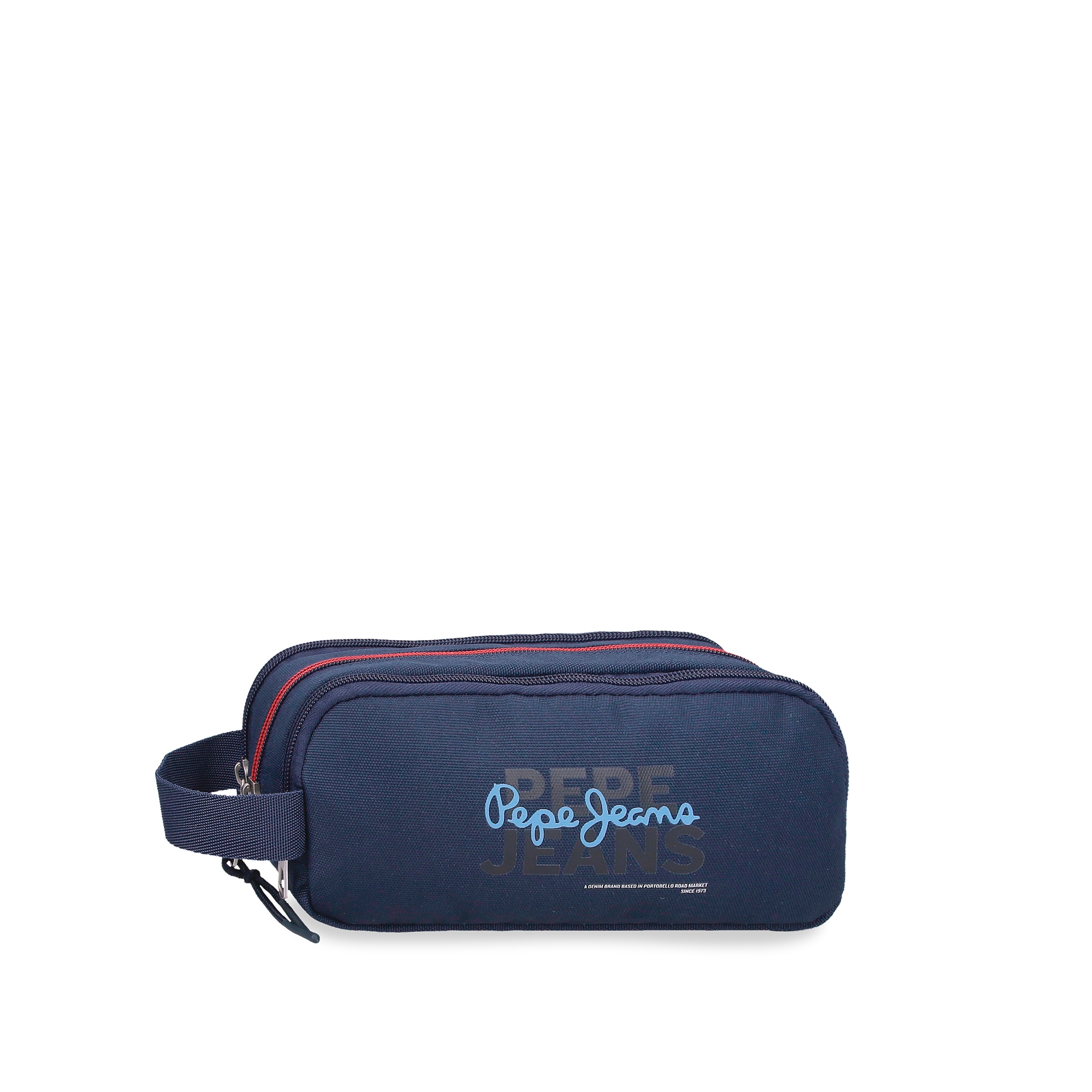 Pepe Jeans Lena Triplo Astuccio Blu 22x12x5 cm Poliestere