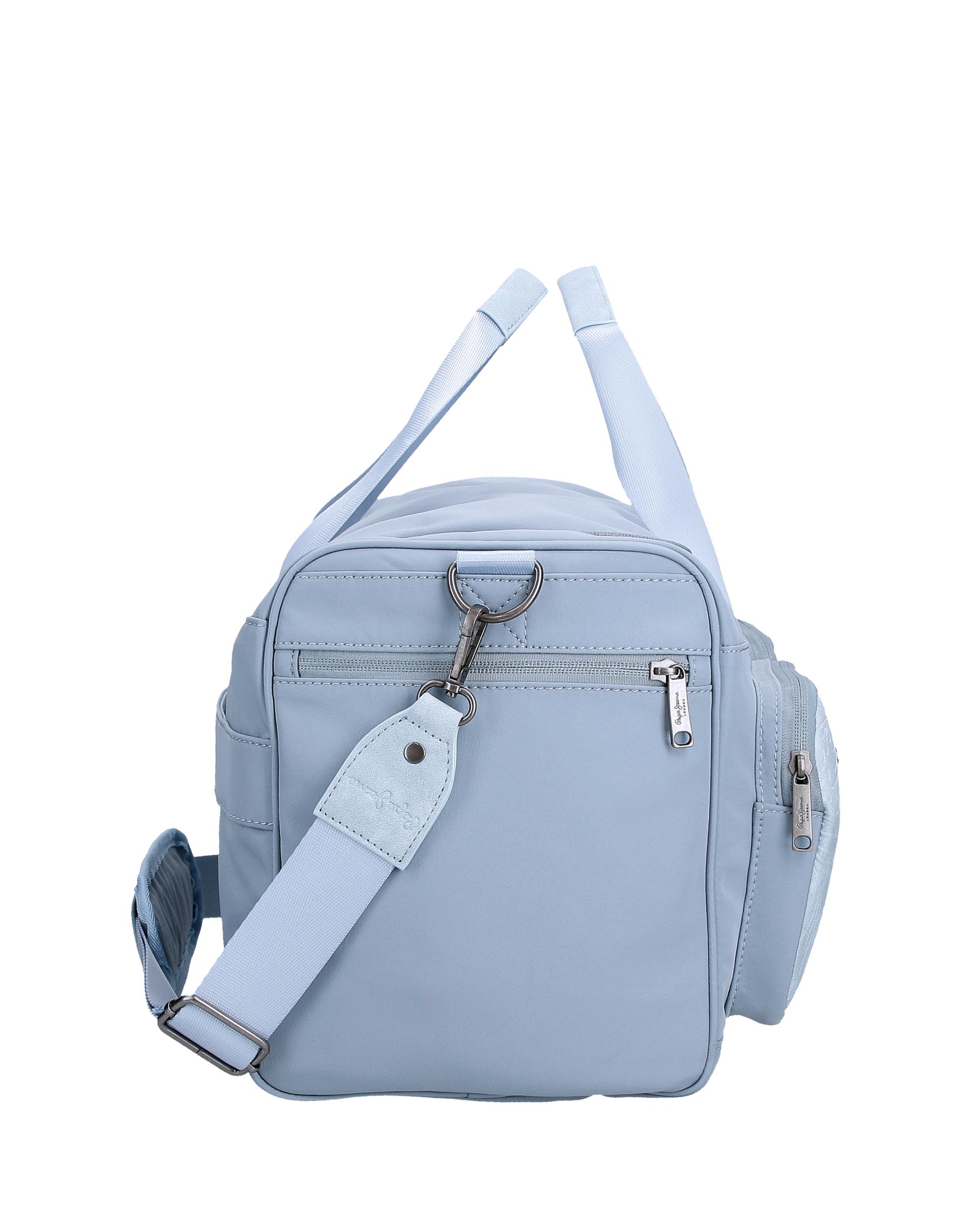 Imagen 2 de Bolsa de viaje pepe jeans jana con capacidad de 20l en beige - Azul Azul
