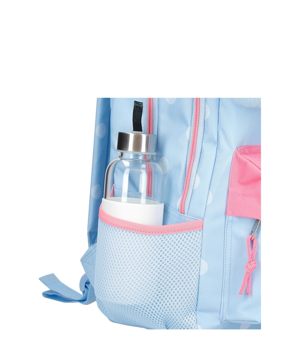 Mochila Mickey vibes dos compartimentos 44cm Azul-6