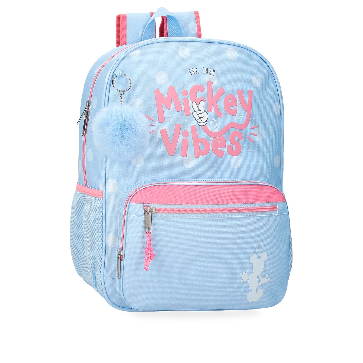 Mochila Mickey vibes 38cm Azul-1
