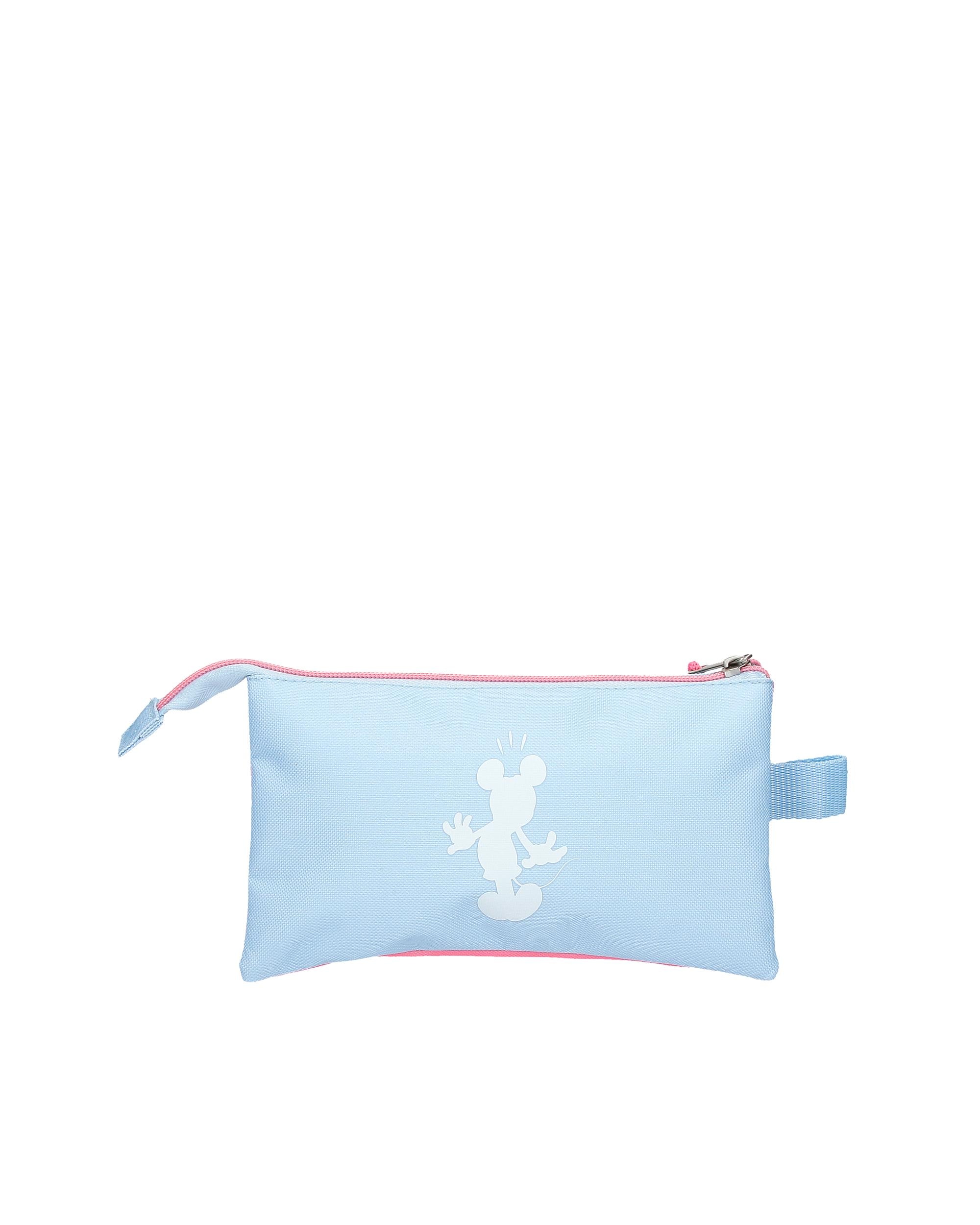 Estuche Mickey vibes tres compartimentos - Disney - Azul claro Azul claro-3
