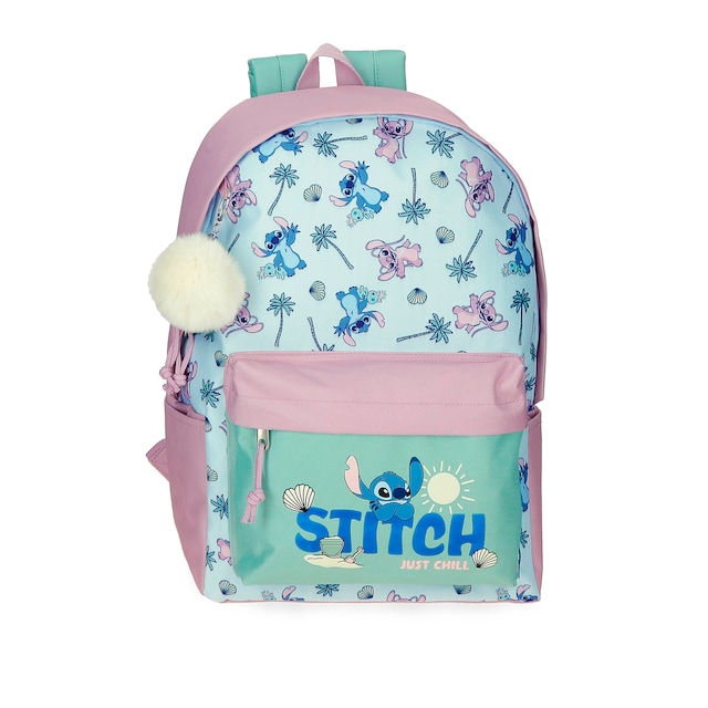 Imagen 0 de Mochila Stitch Just chill 45cm adaptable a carro