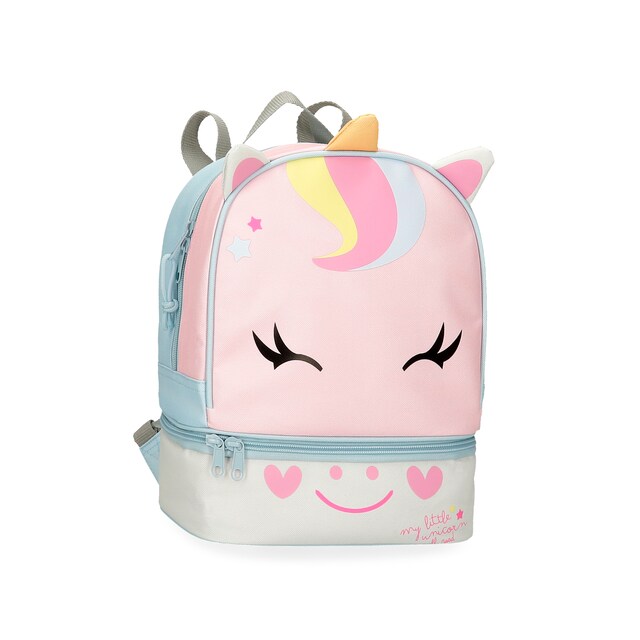 Imagen 0 de Mochila Roll Road Happy pets Little unicorn 28cm con portamerienda