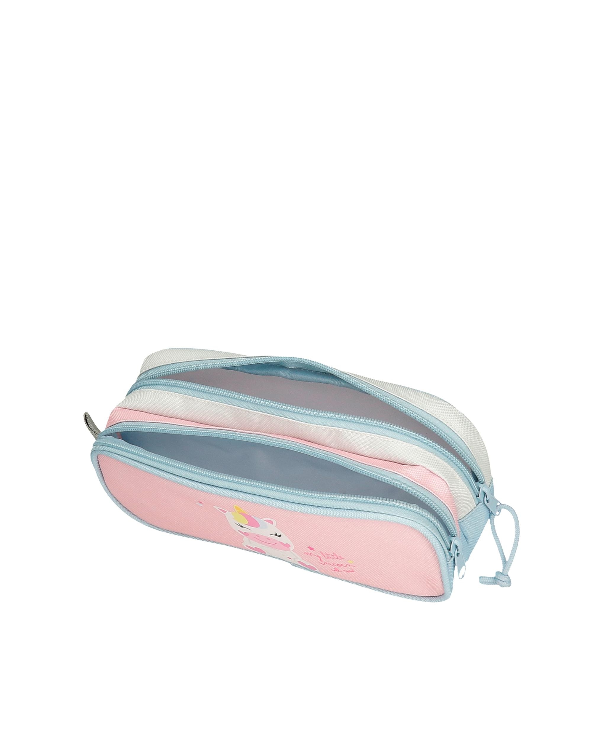 Estuche dos compartimentos Roll Road Happy pets Little unicorn Multicolor-4