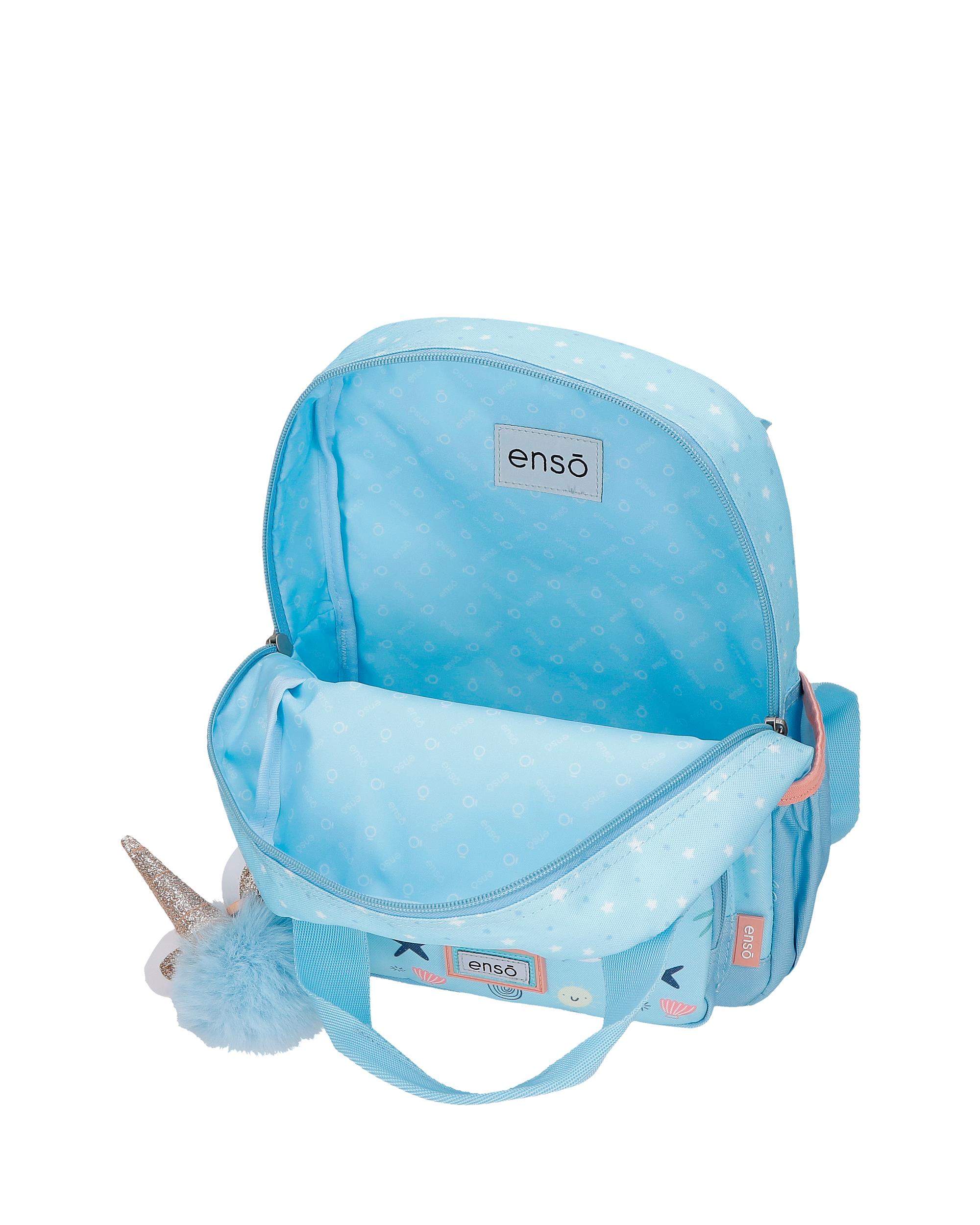 Mochila Enso Magic summer de 28 cm con asa superior Azul-4