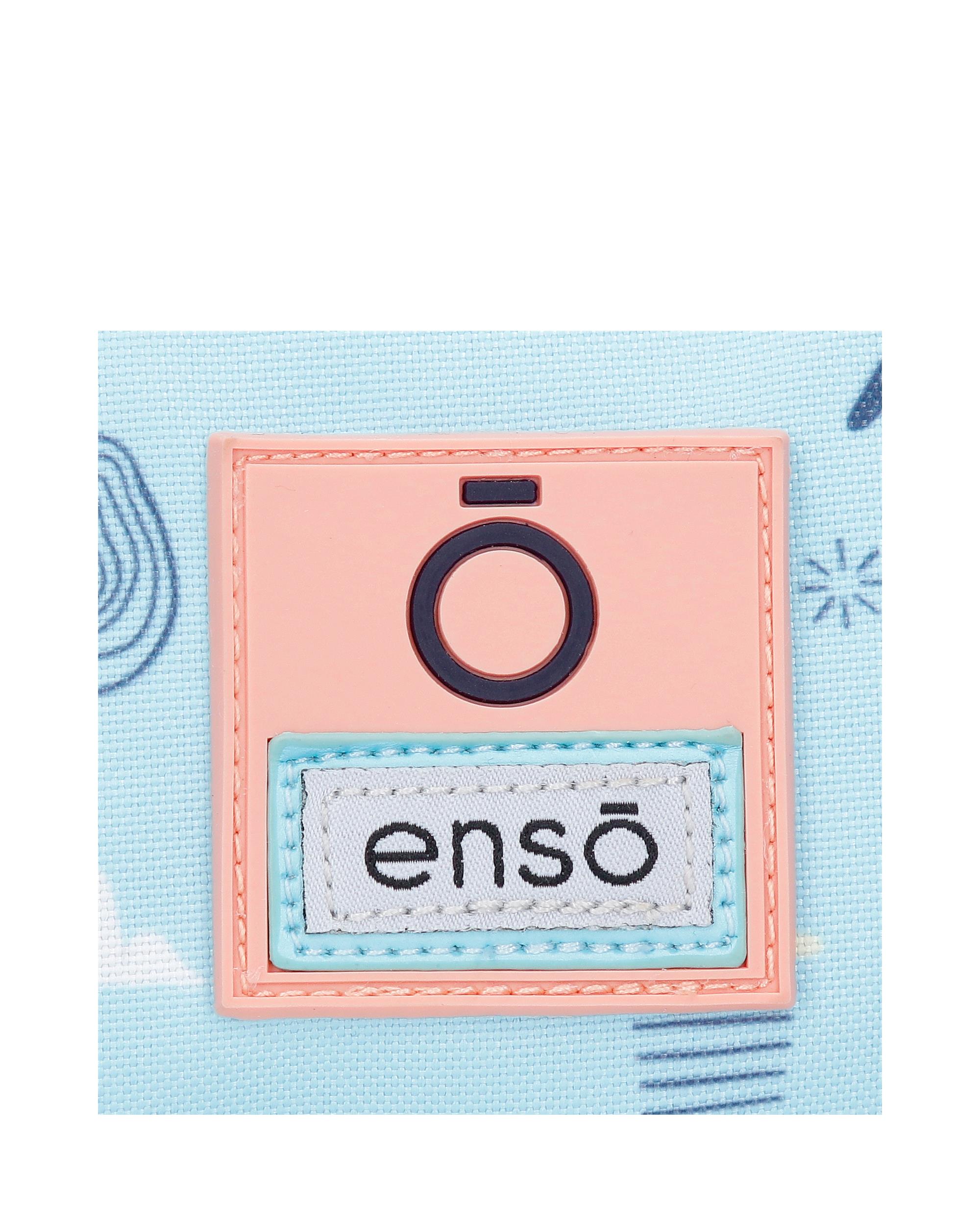 Estuche Magic summer tres compartimentos Azul-6