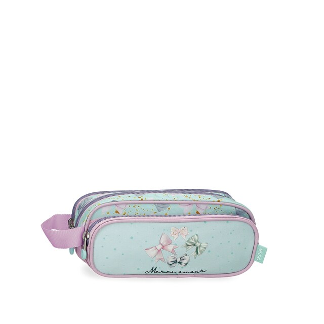 Imagen 0 de Estuche Merci amour triple compartimento