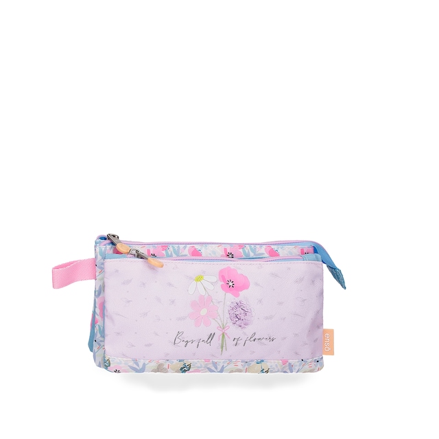 Imagen 0 de Estuche Full of flowers tres compartimentos