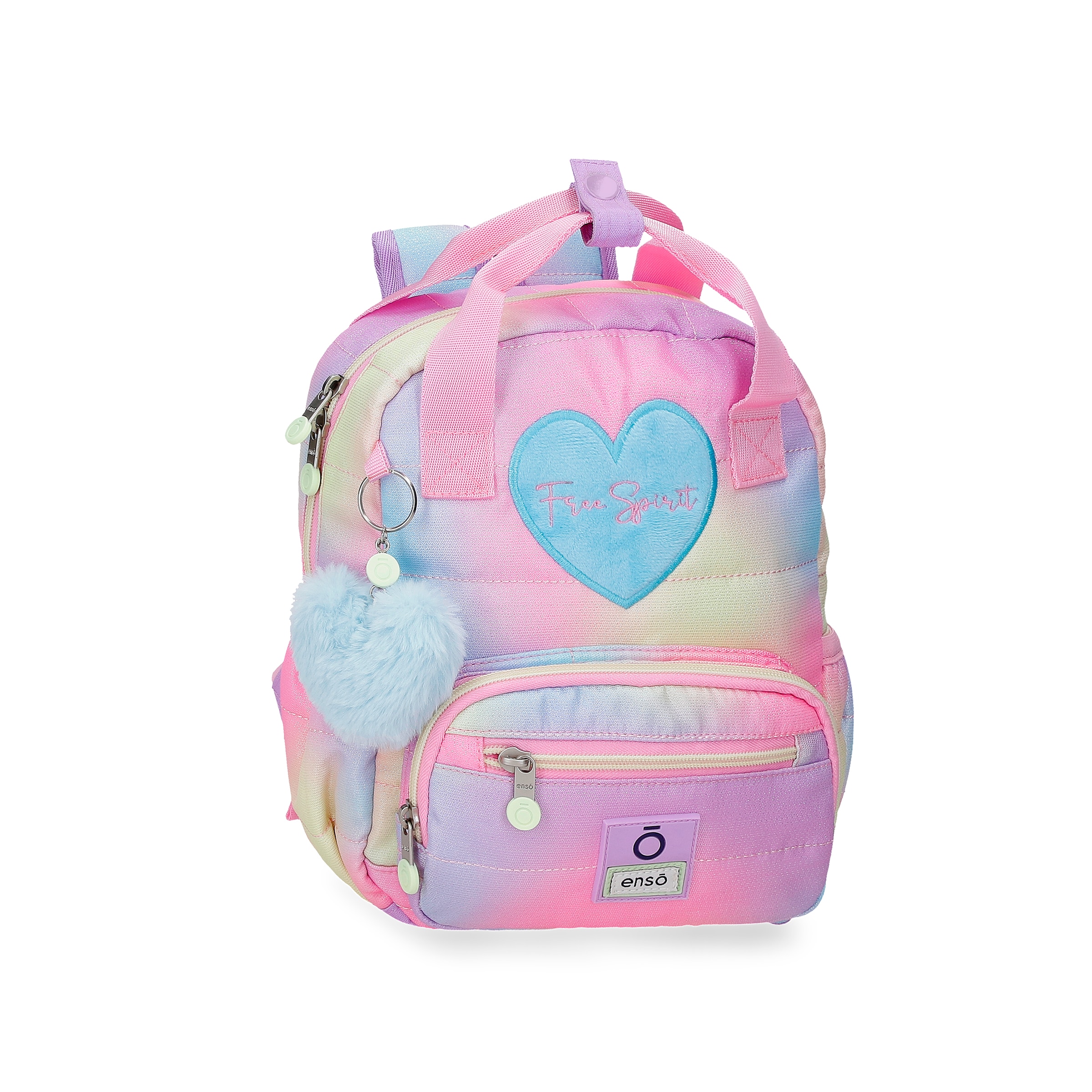 Mochila Enso Free spirit de 28 cm adaptable con asa superior.