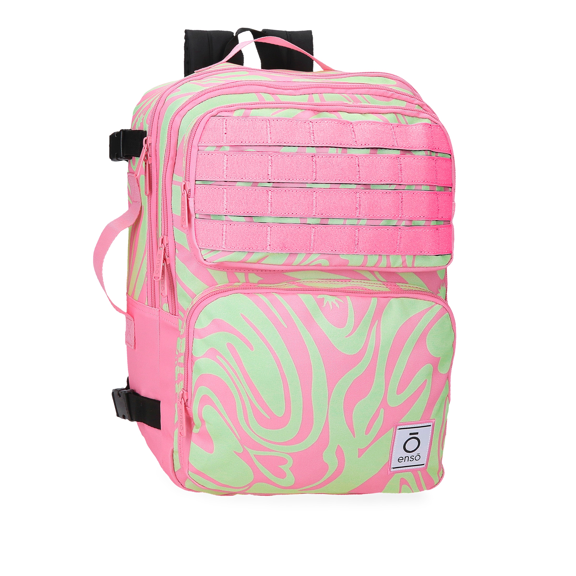 Mochila de viaje Enso Fleur Psycodelic con capacidad de 22L.