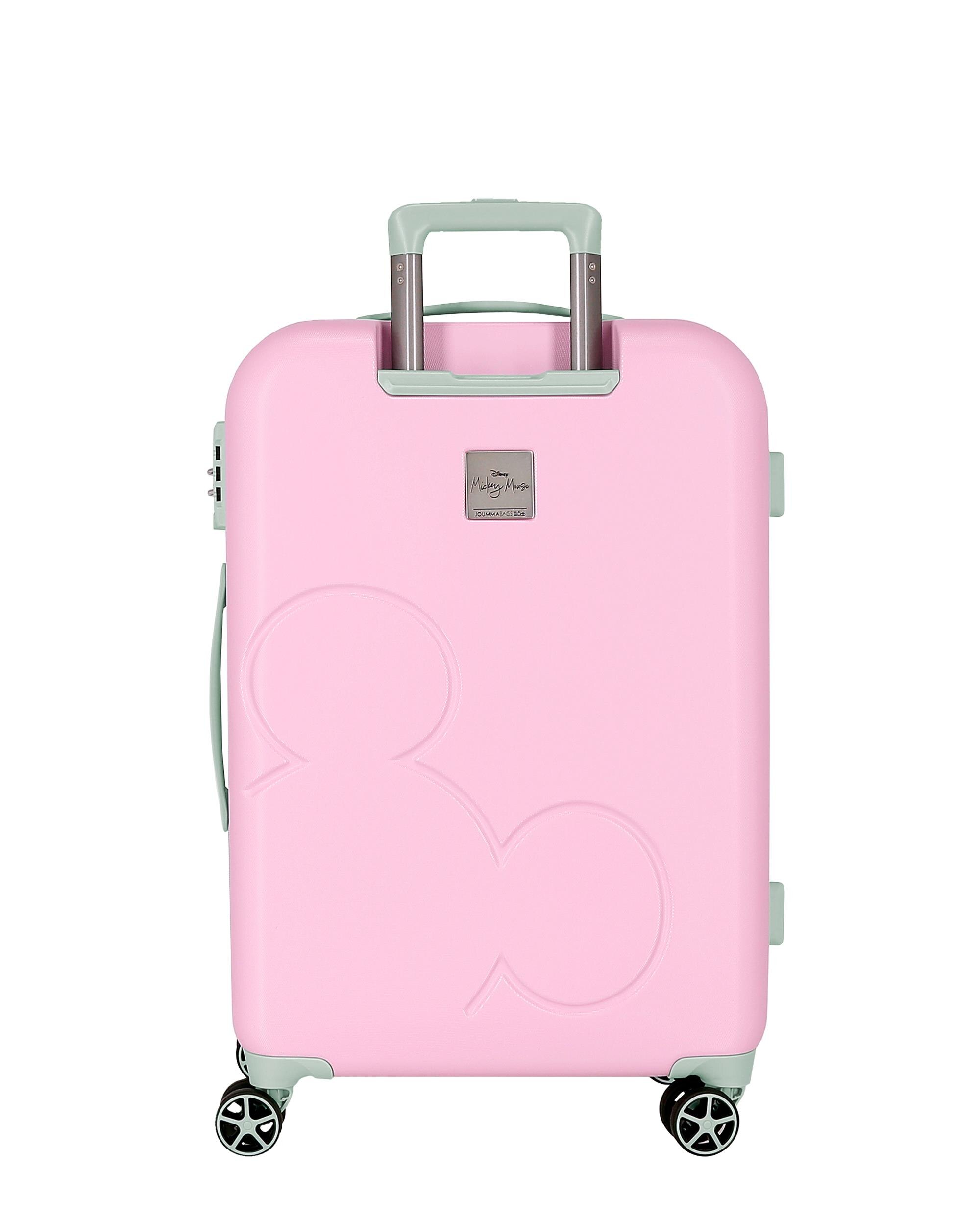 Imagen 3 de Maleta mediana disney mickey crazy trip con capacidad de 75l - Rosa Rosa
