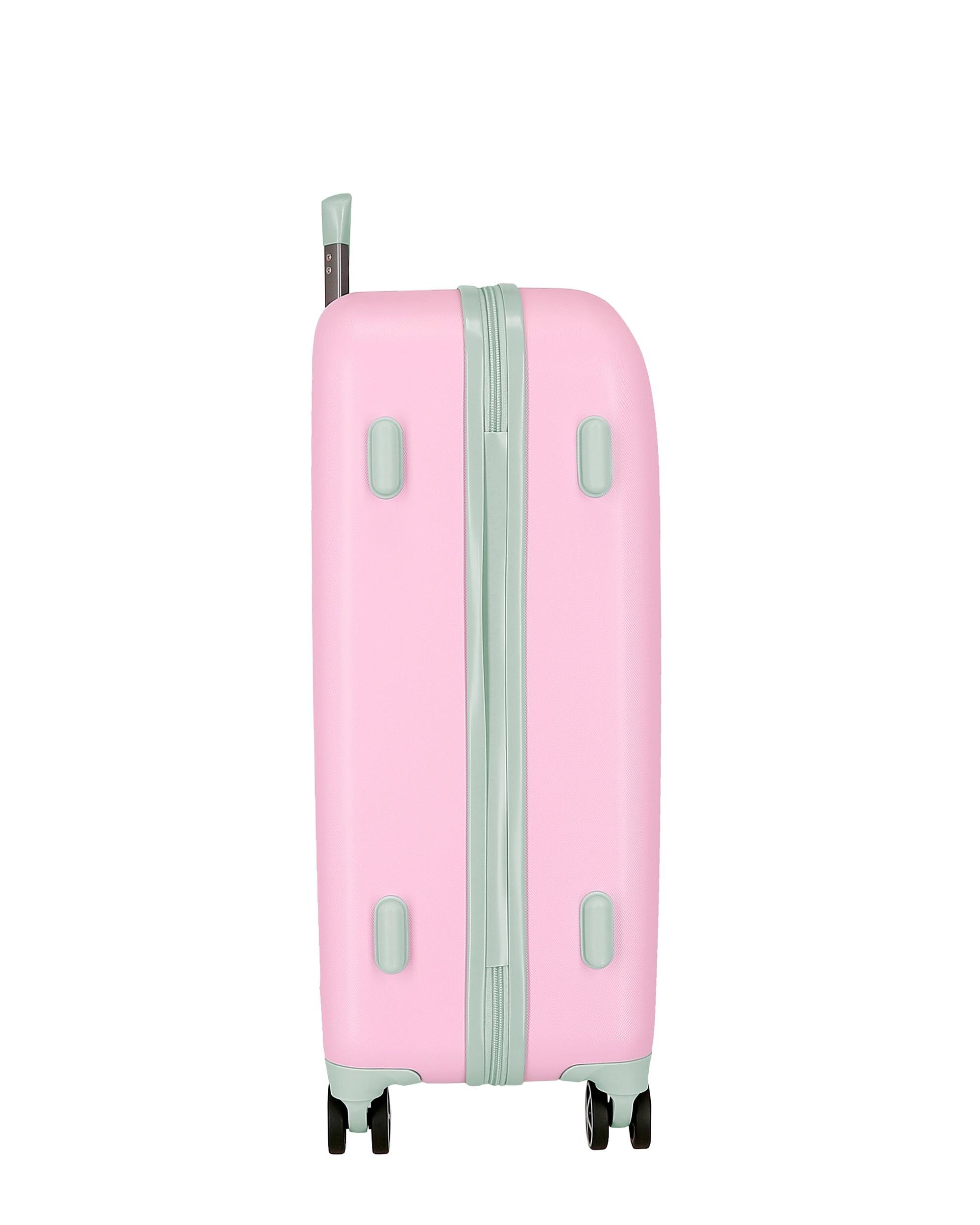 Imagen 4 de Maleta mediana disney mickey crazy trip con capacidad de 75l - Rosa Rosa