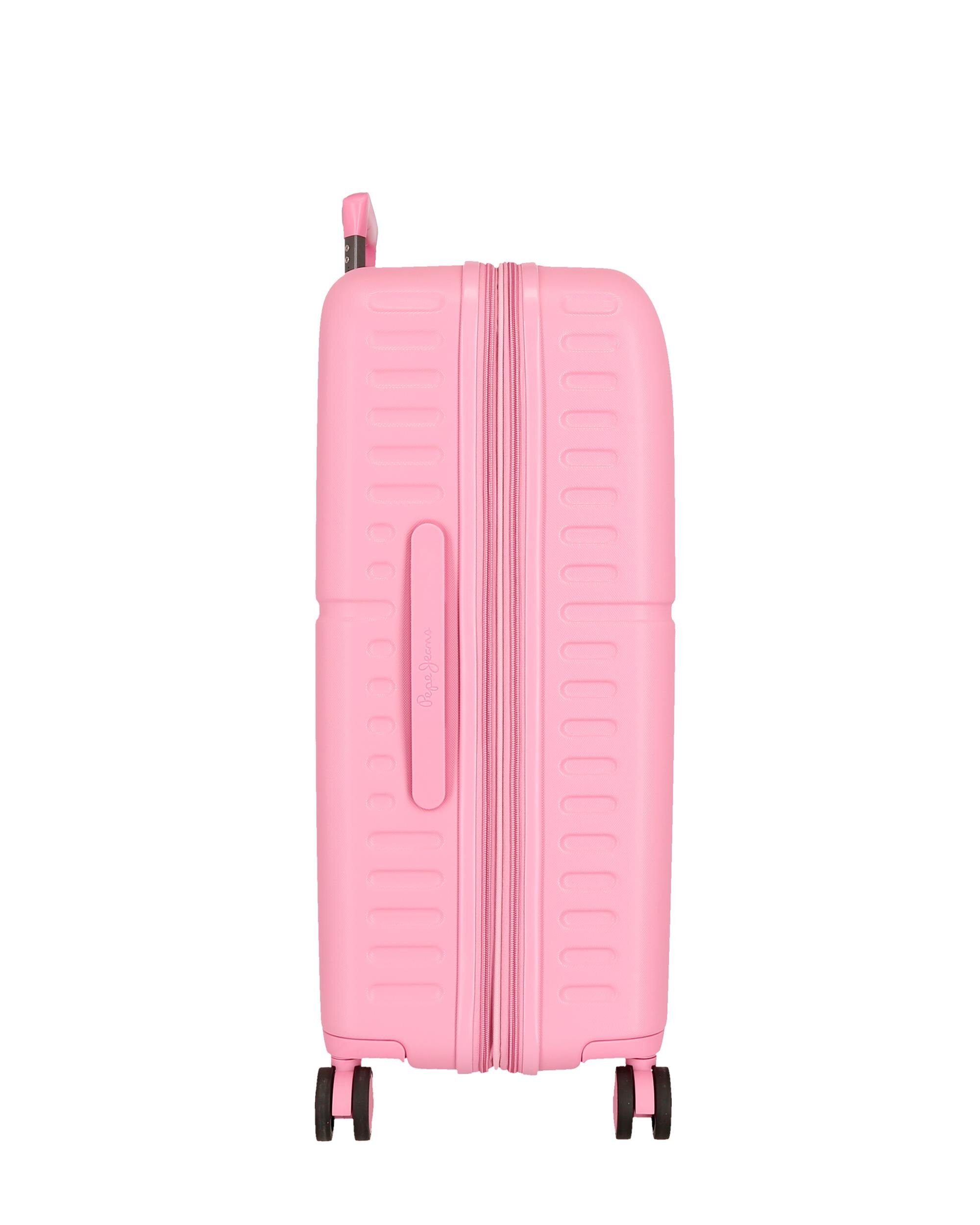 Imagen 2 de Maleta mediana 70 cm expandible pjl highlight abs rígida hasta 79l - Pepe Jeans - Rosa Rosa