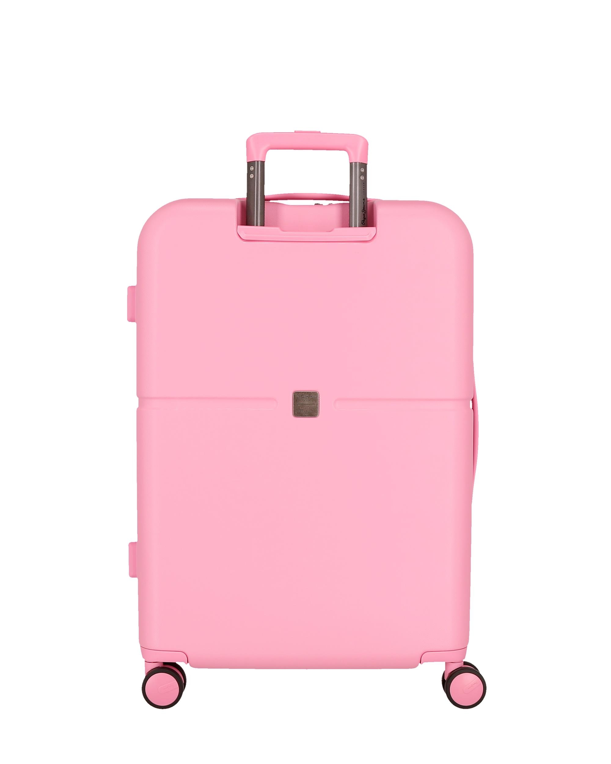 Imagen 3 de Maleta mediana 70 cm expandible pjl highlight abs rígida hasta 79l - Pepe Jeans - Rosa Rosa