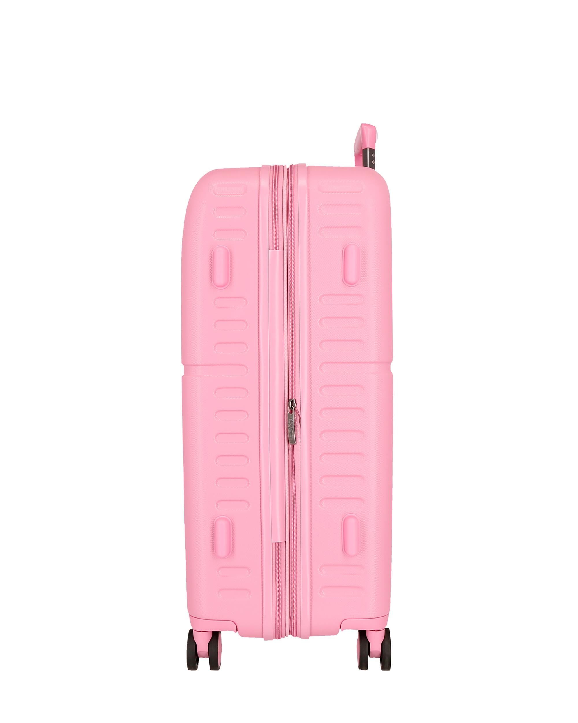 Imagen 4 de Maleta mediana 70 cm expandible pjl highlight abs rígida hasta 79l - Pepe Jeans - Rosa Rosa