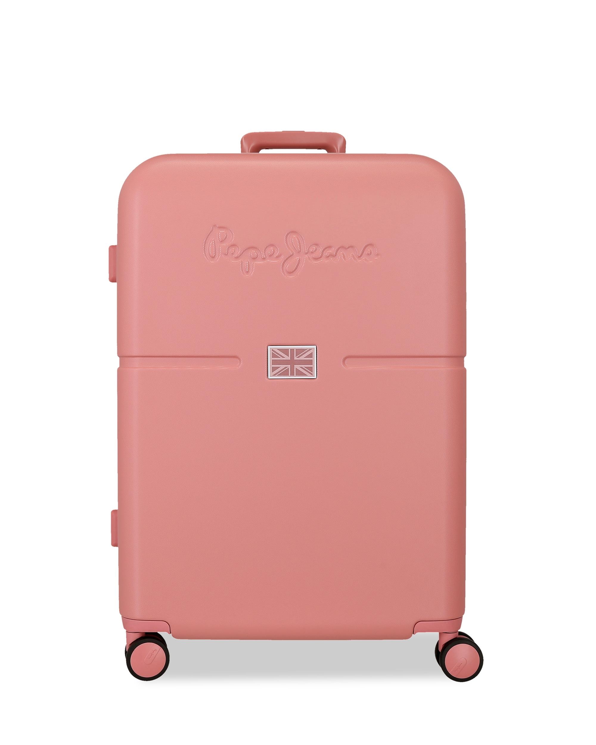 Pepe Jeans - Juego de maletas (cabina y mediana) accent rígidass rígidas con capacidad de 116l.