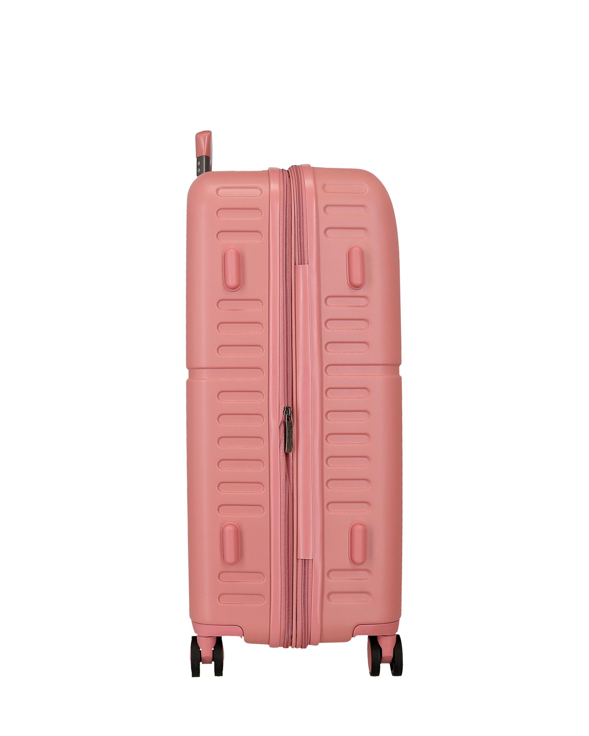 Imagen 4 de Juego de maletas (cabina y mediana) accent rígidass rígidas con capacidad de 116l - Pepe Jeans - Rosa Rosa