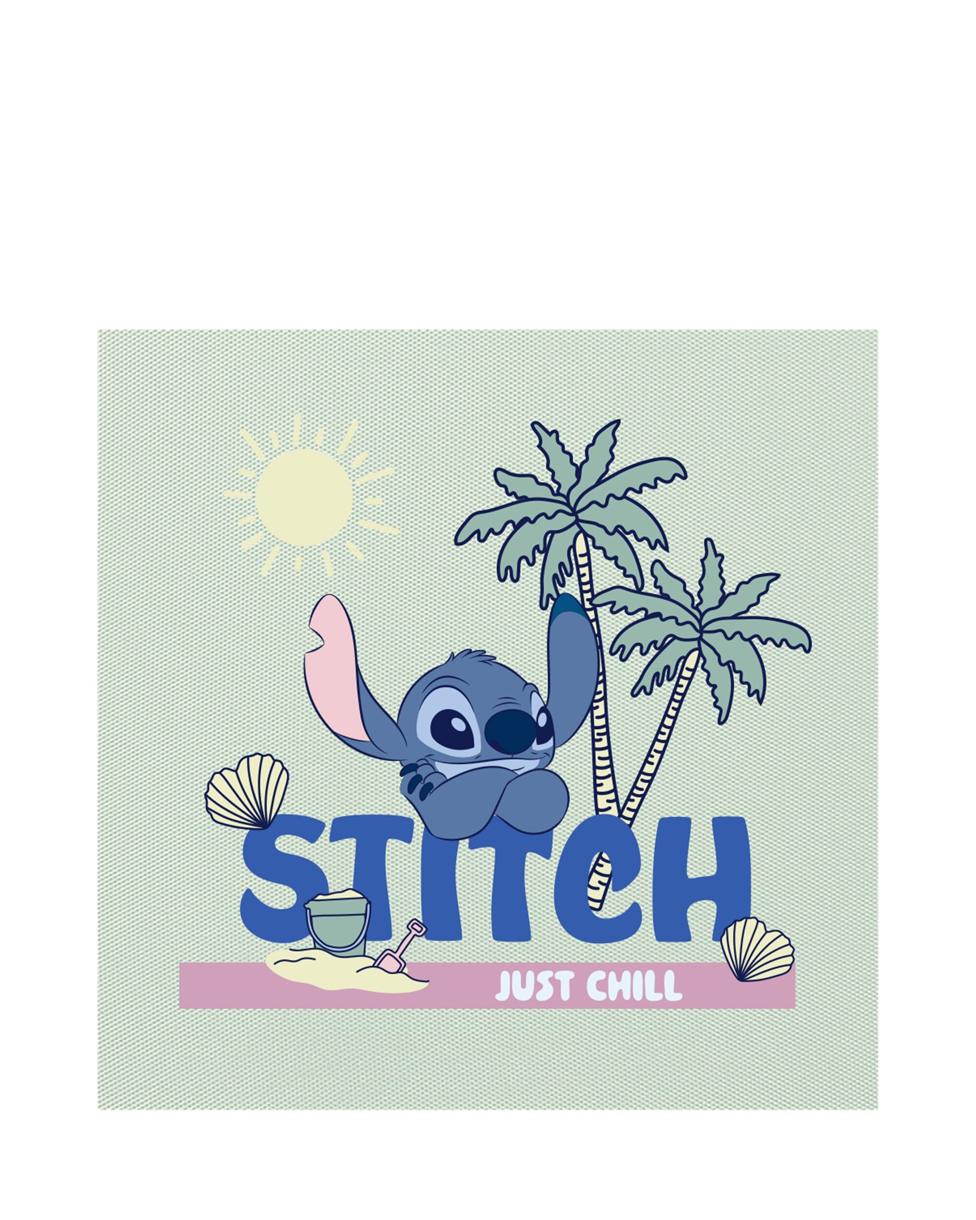 Imagen 6 de Maleta infantil 2 ruedas multidireccionales stitch just chill con capacidad de 28l en menta - Disney - Verde Verde