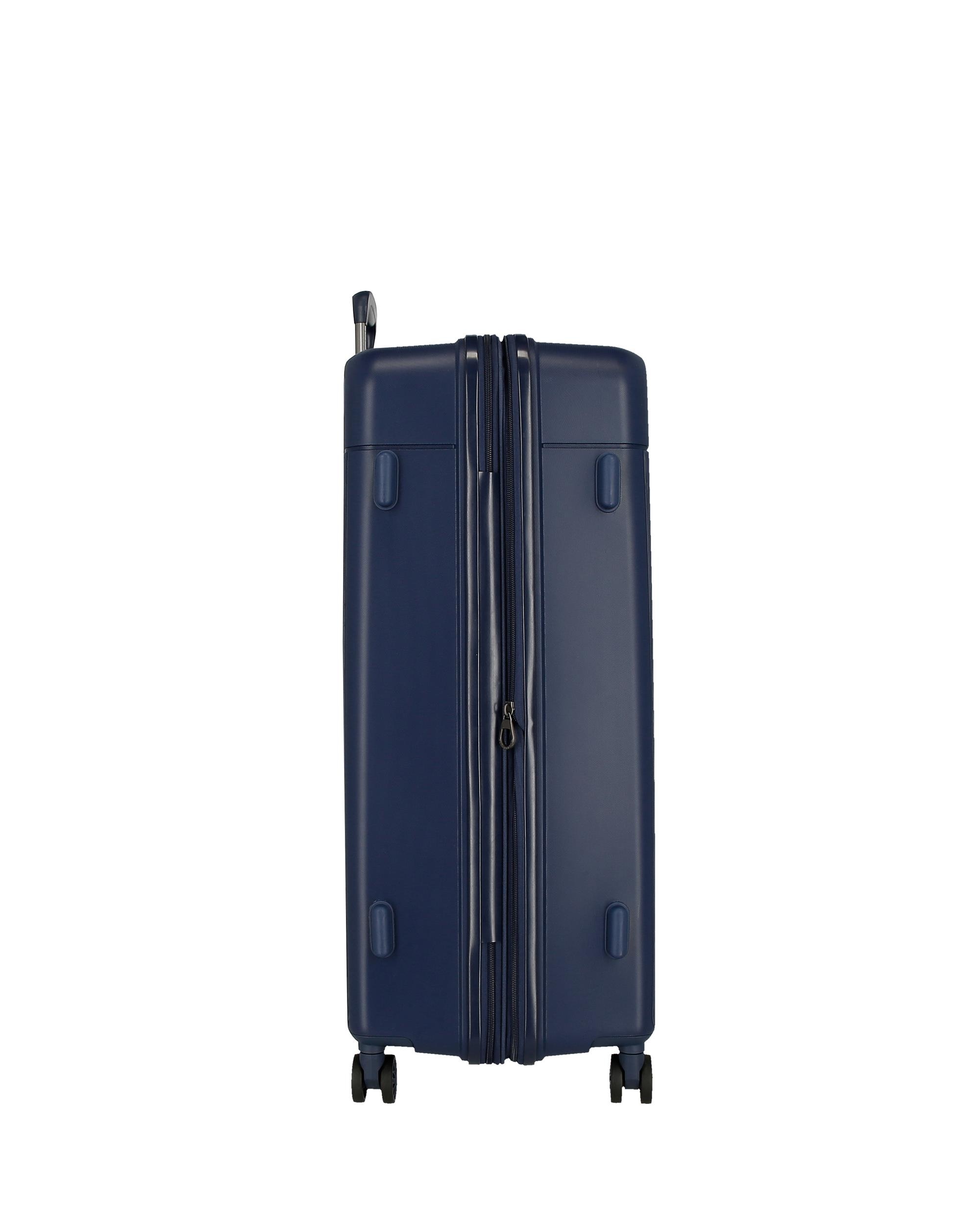 Maleta mediana expandible Movom New Trendy con capacidad de 72L - Azul marino Azul marino-4