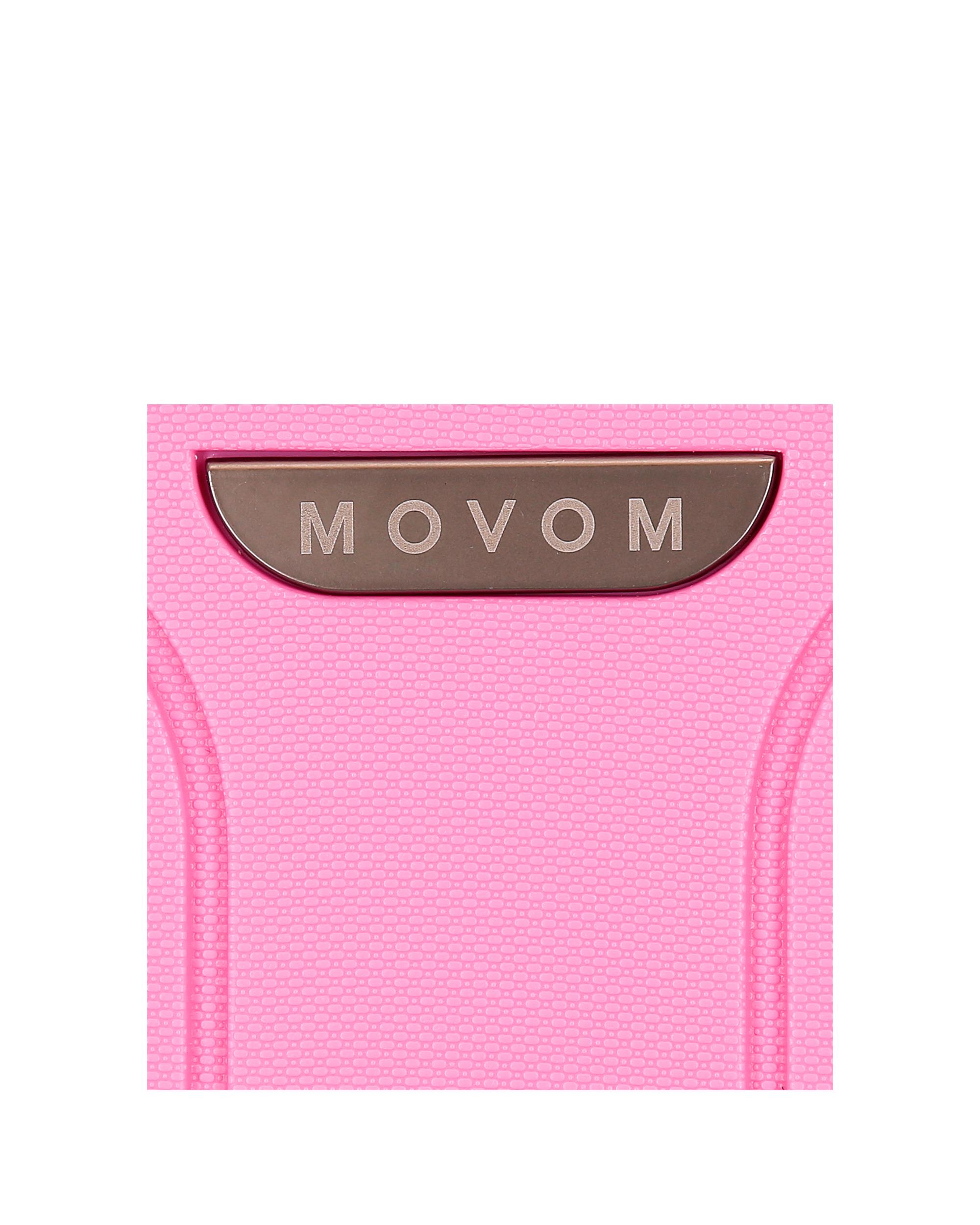 Maleta mediana expandible Movom New Trendy con capacidad de 72L - Rosa Rosa-2