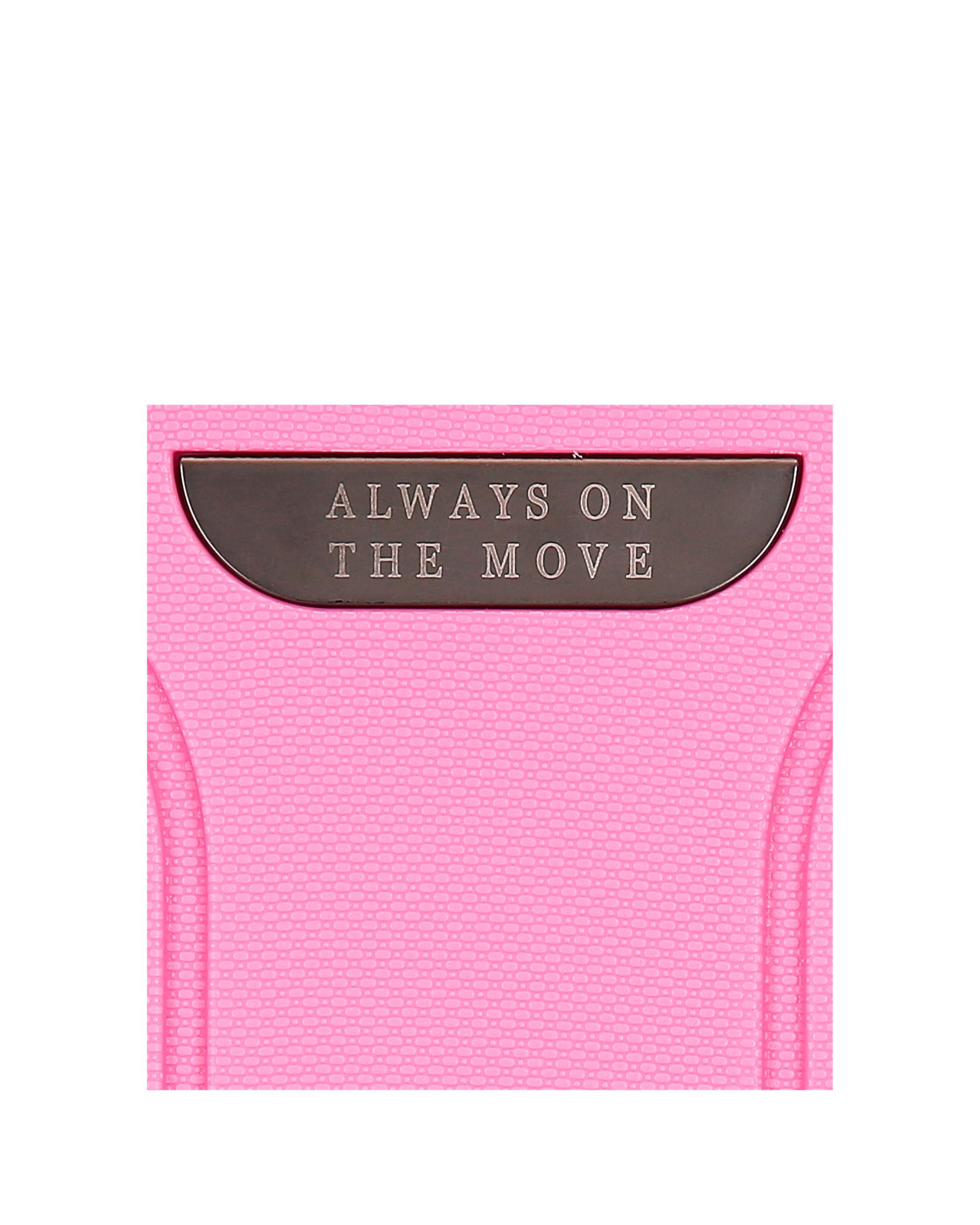 Maleta mediana expandible Movom New Trendy con capacidad de 72L - Rosa Rosa-3